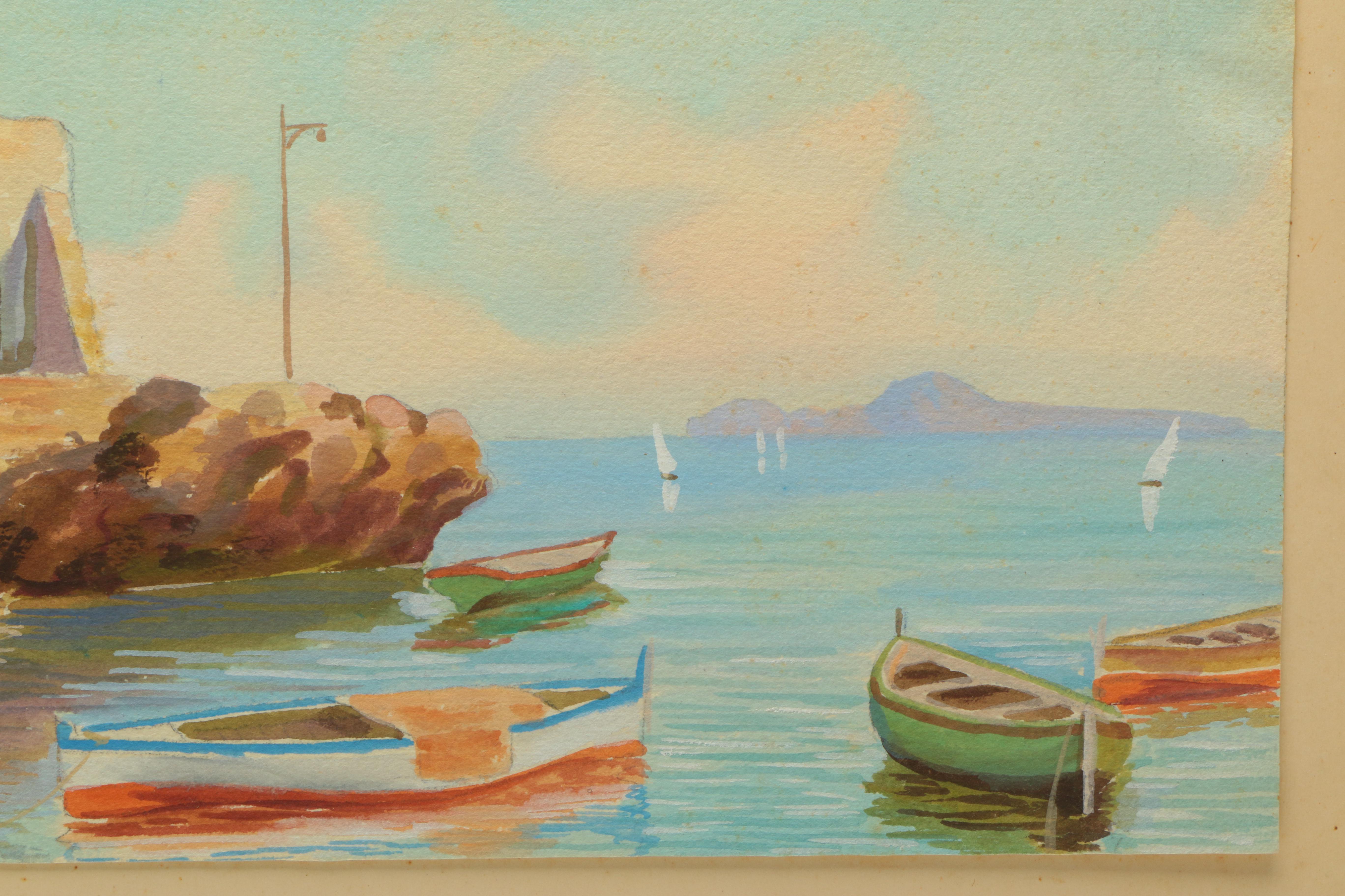 Collection of Lino Watercolor and Gouaches on Paper