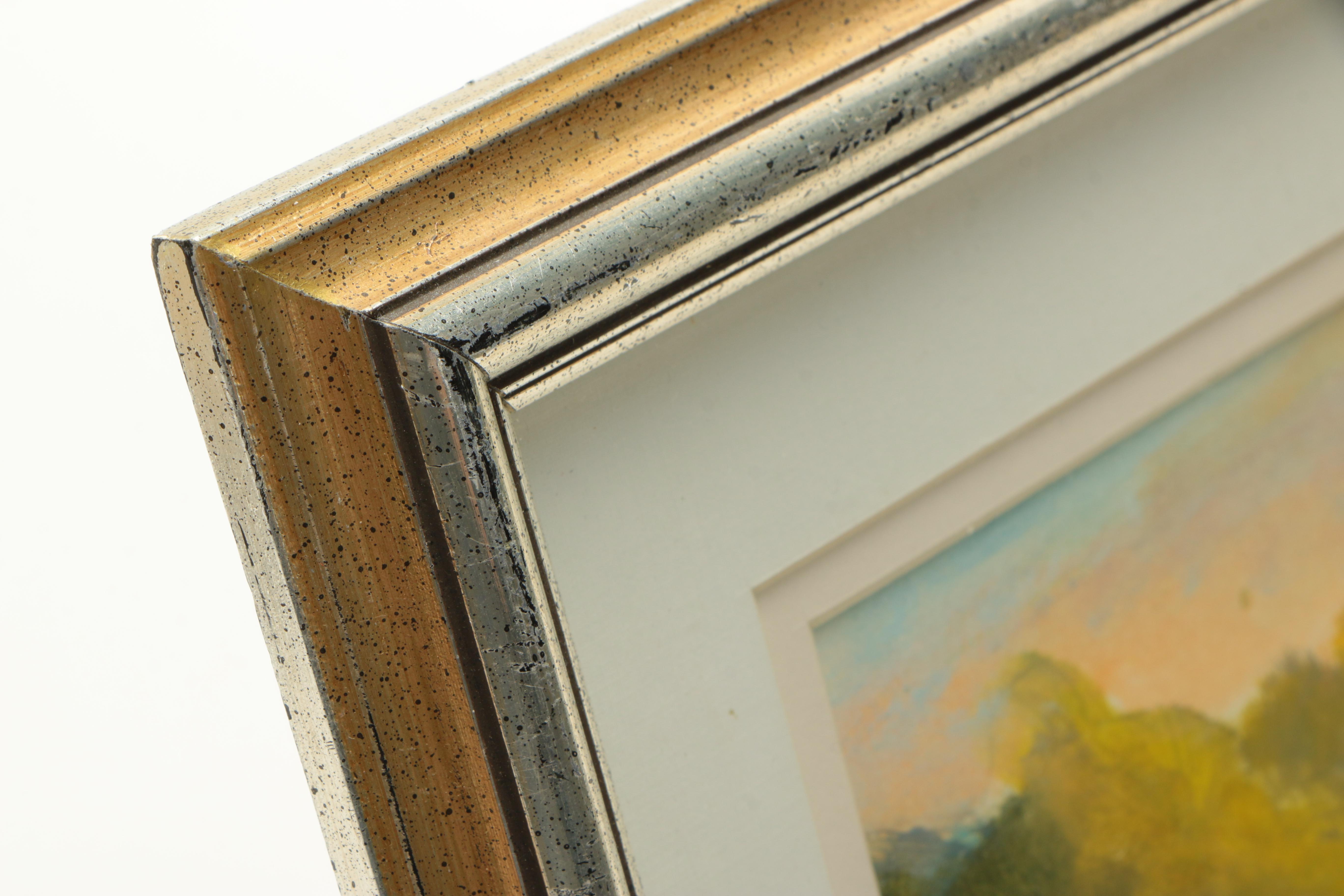 Pair of J.W.W. Pastels on Paper