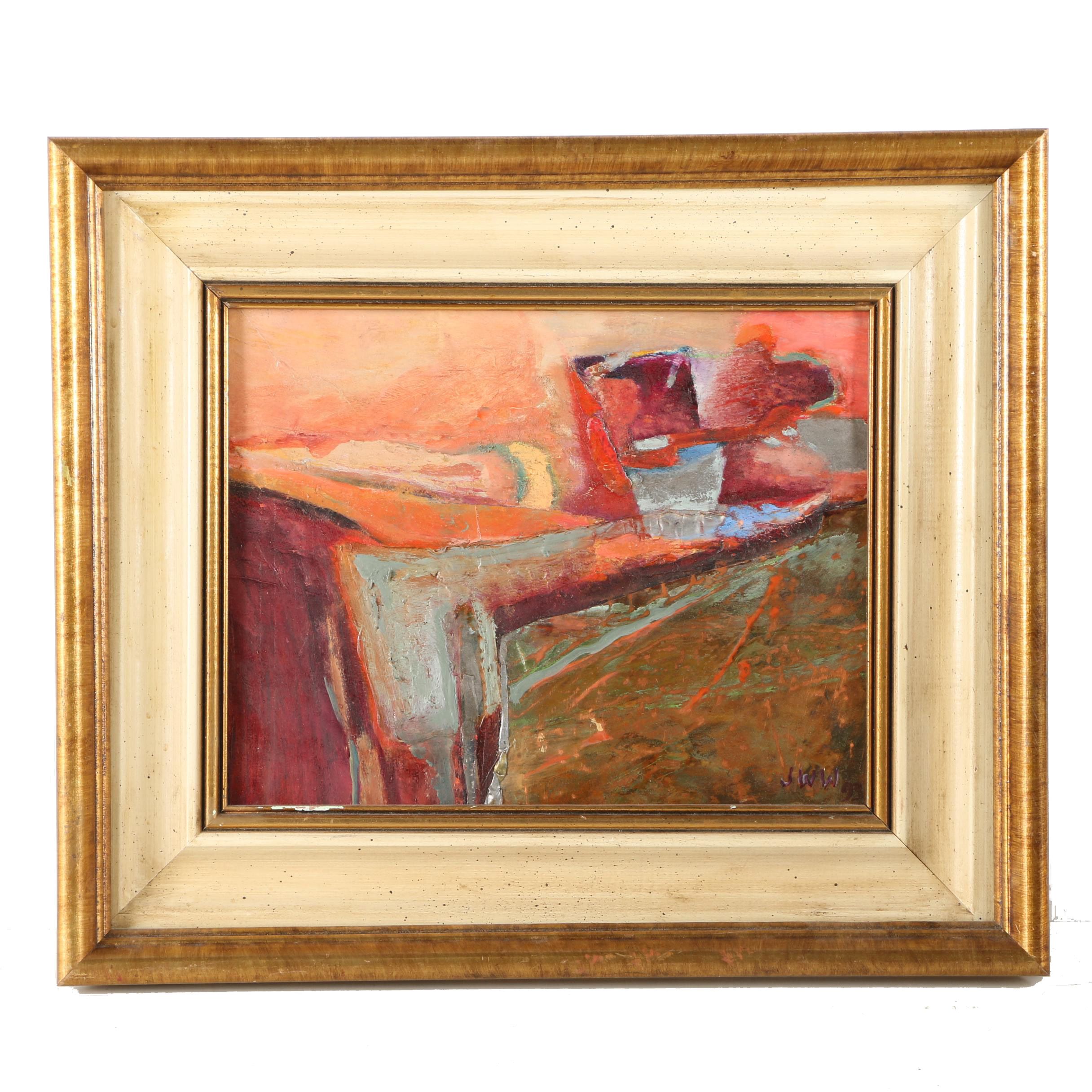 Jane W. Williams Mixed Media "The City"