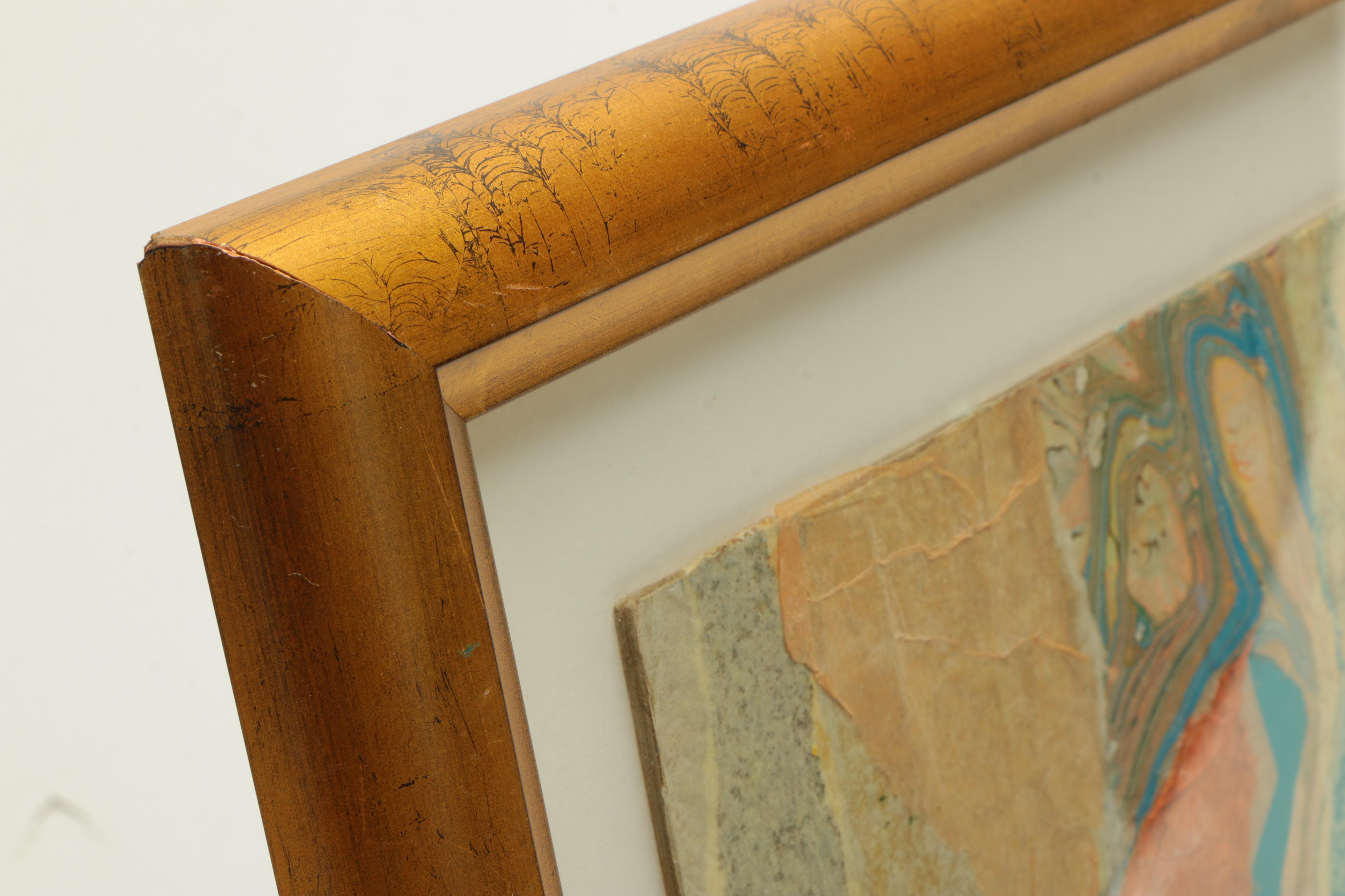 Framed and Signed Jane Williams Mixed Media