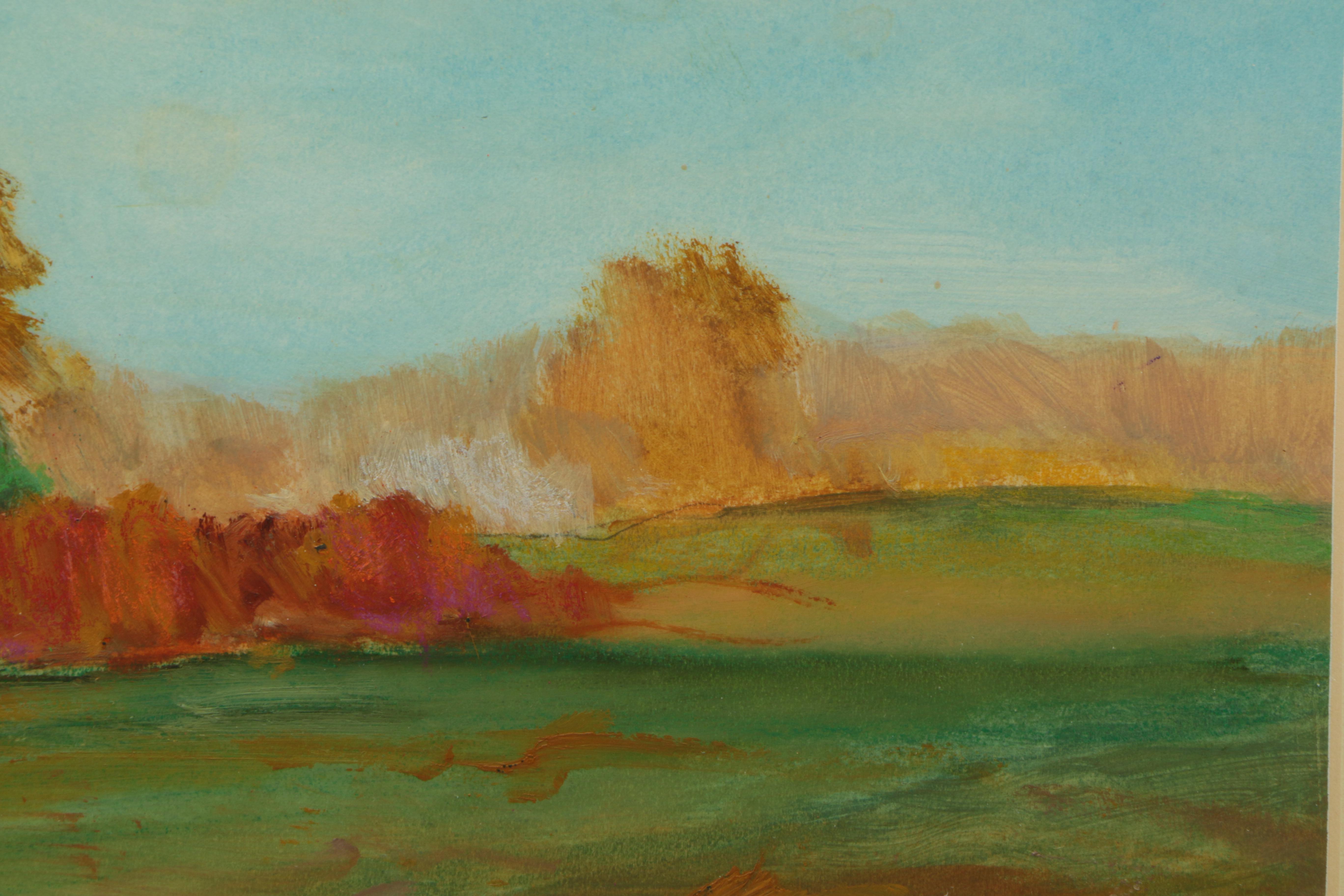 Jane W. Williams Oil on Paper