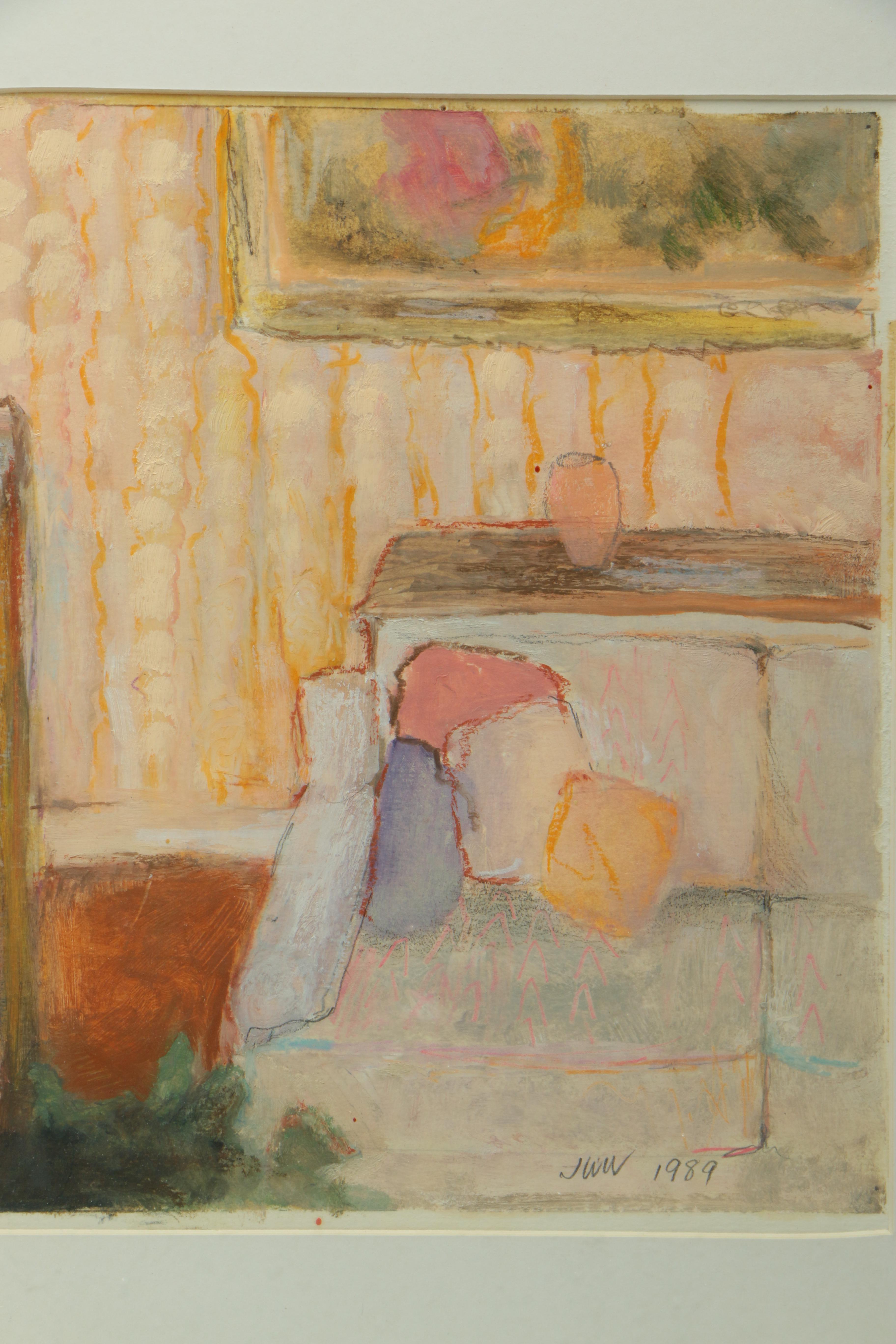 Jane W. Williams Pastel Still Life on Paper