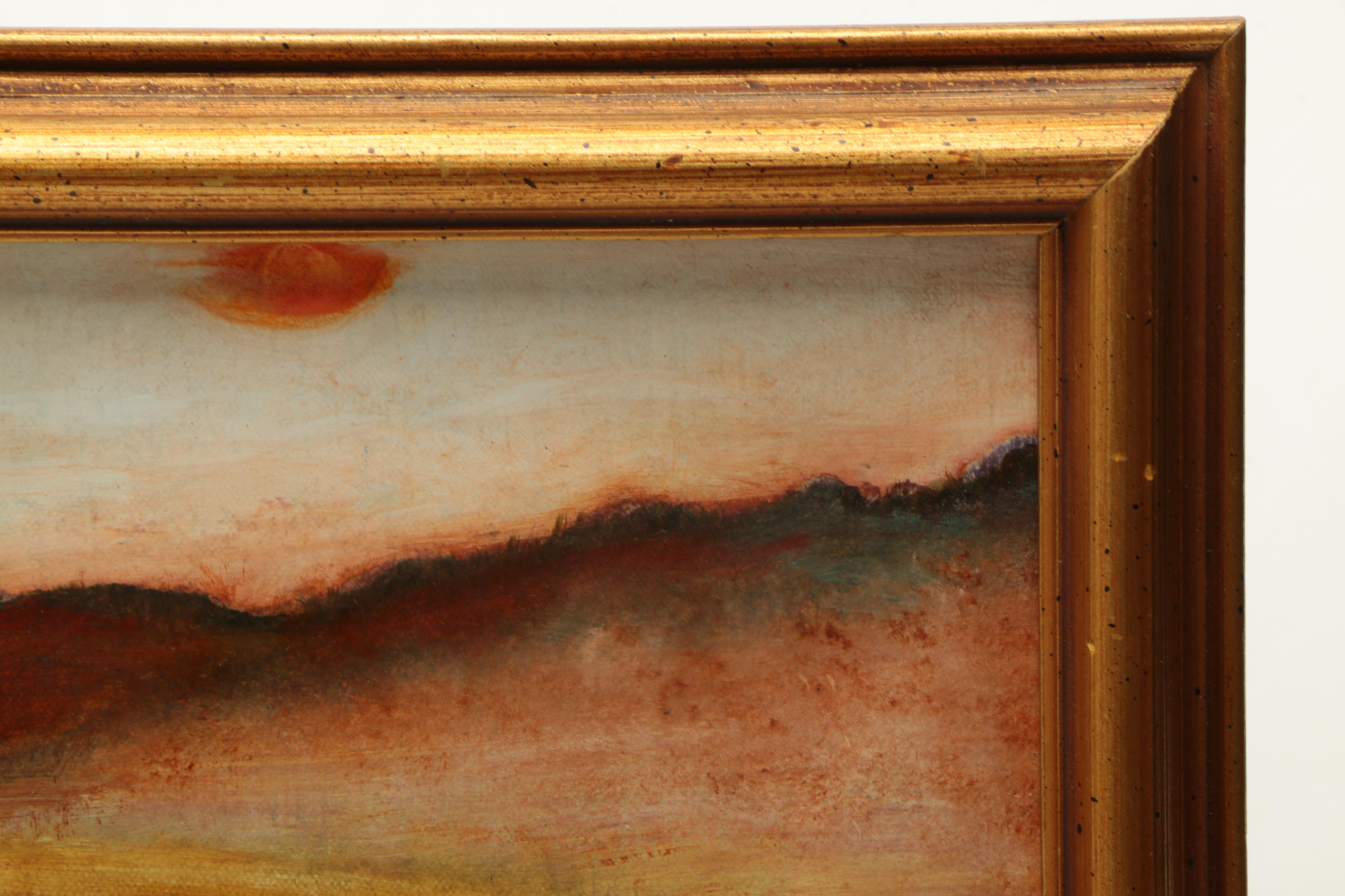 Jane W. Williams Oil on Canvas "Farm Lake Revisited"