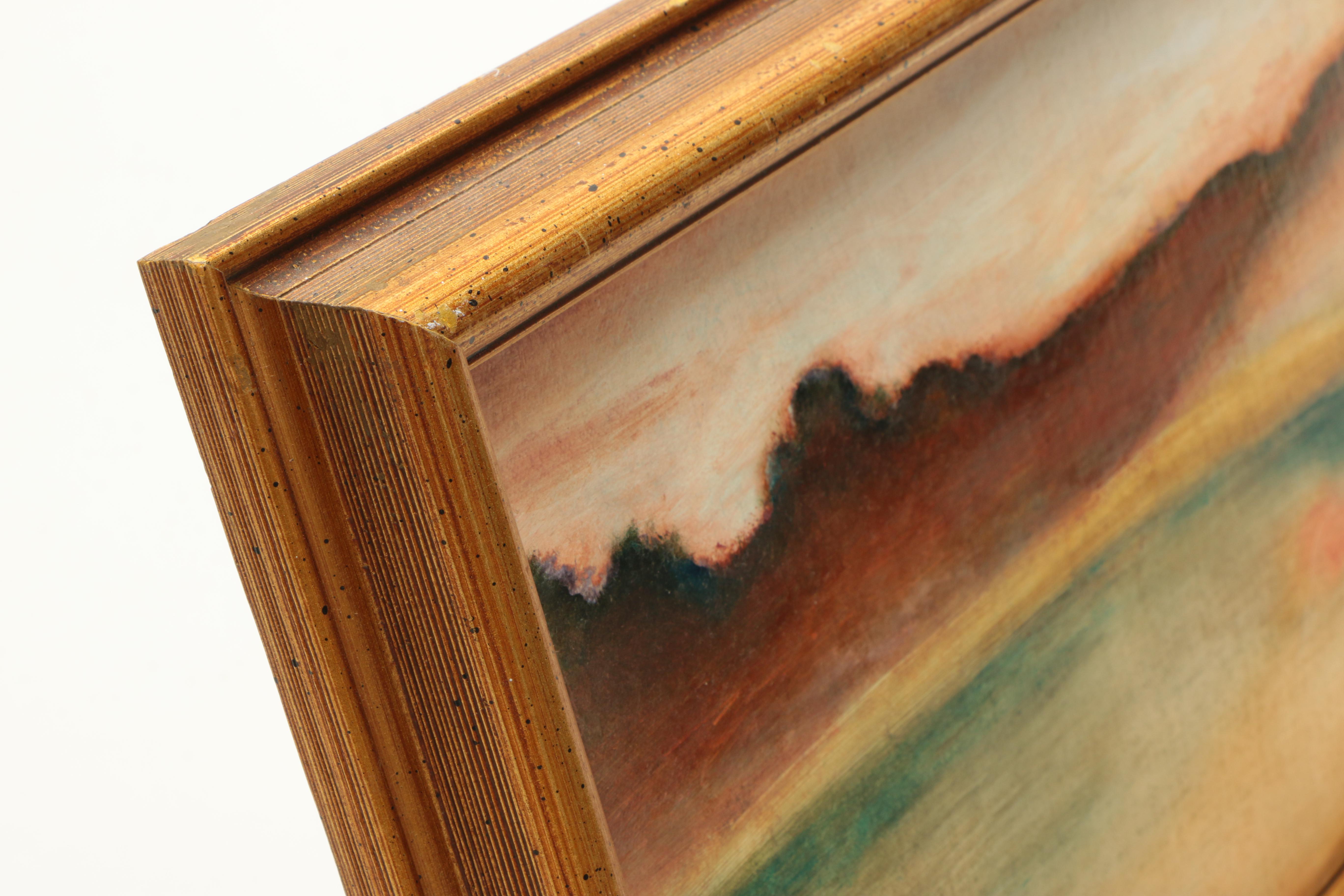 Jane W. Williams Oil on Canvas "Farm Lake Revisited"