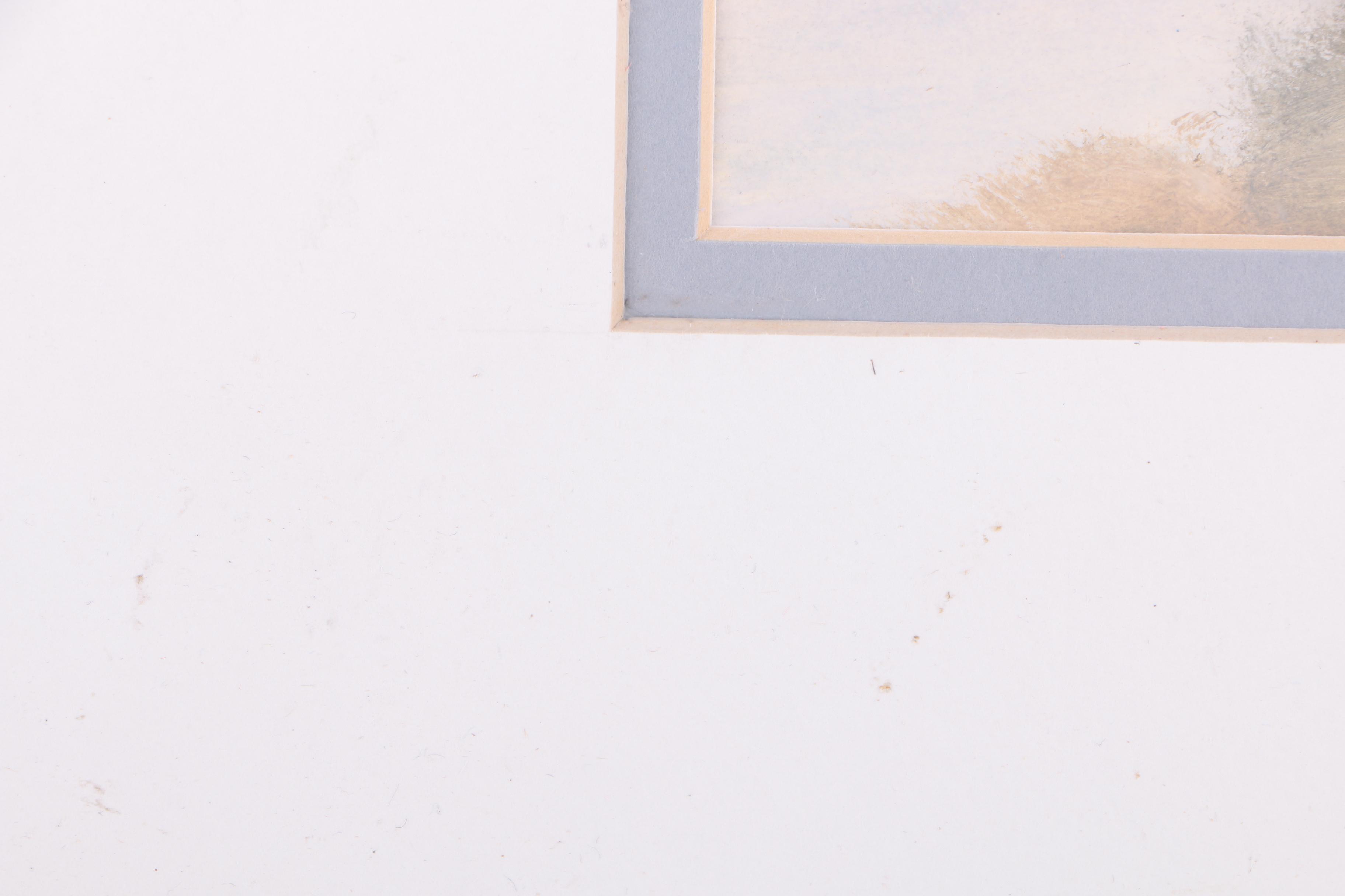 Matted Jane W. Williams Pastel on Paper