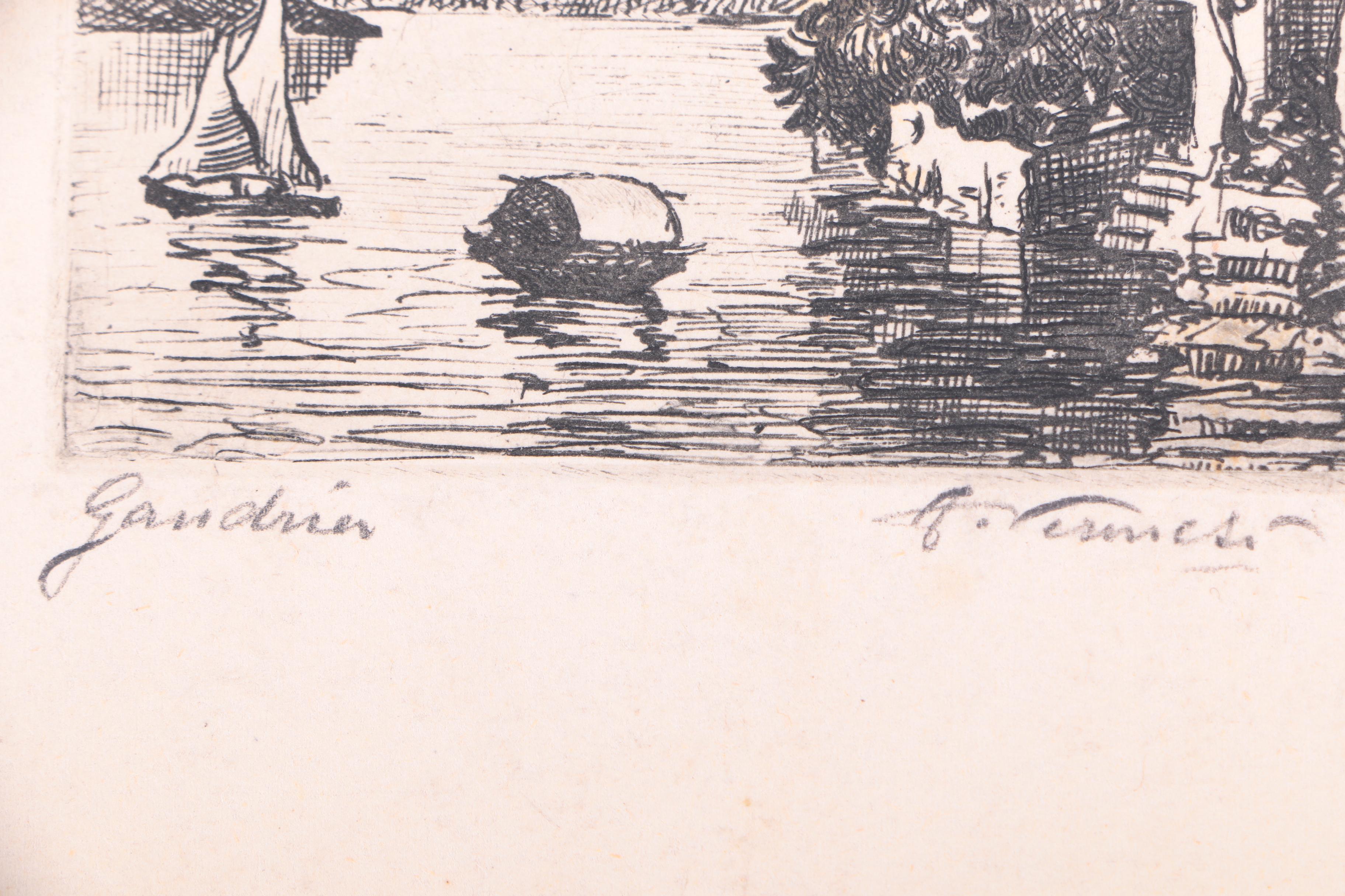 Collection of Etchings on Paper