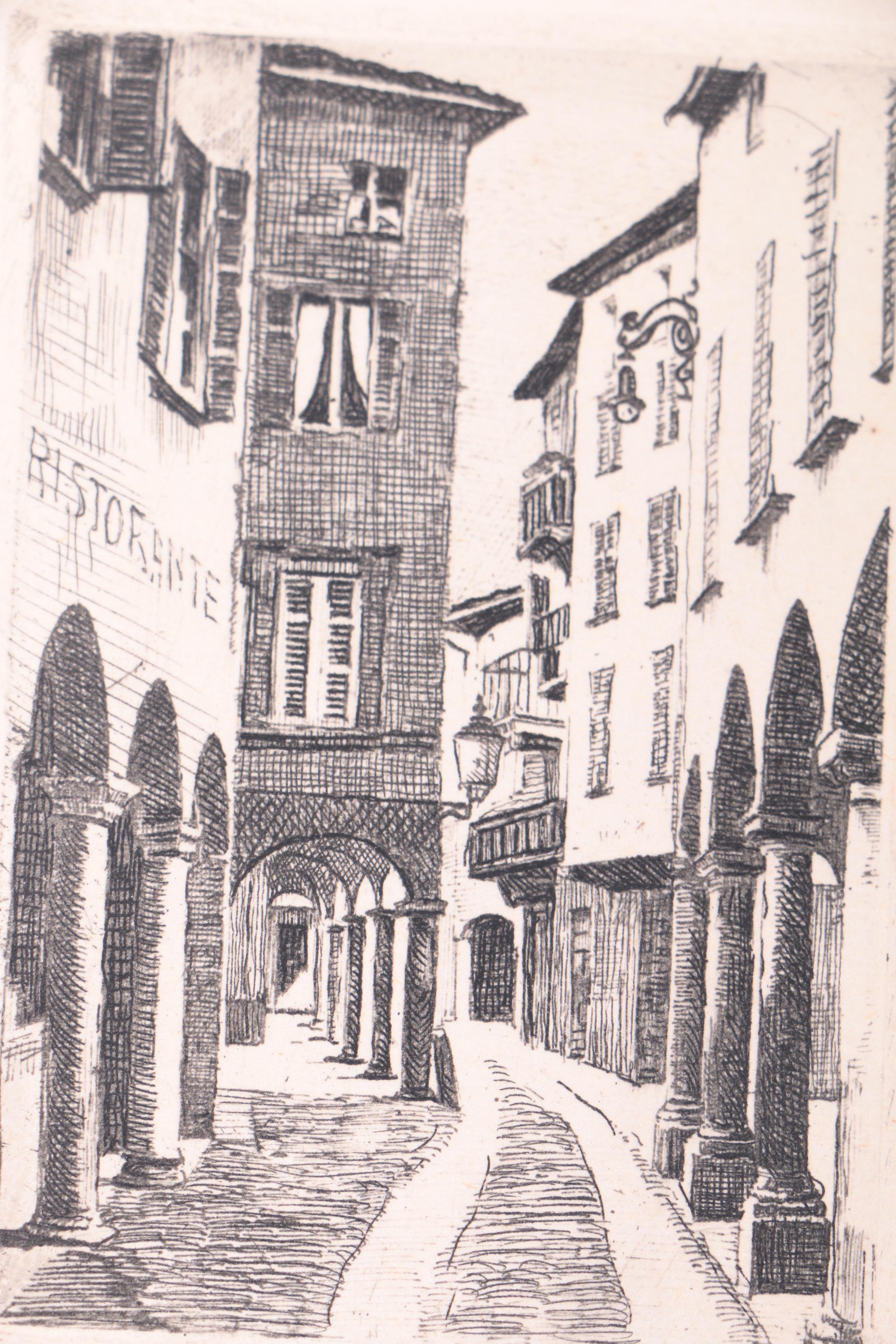 Collection of Etchings on Paper