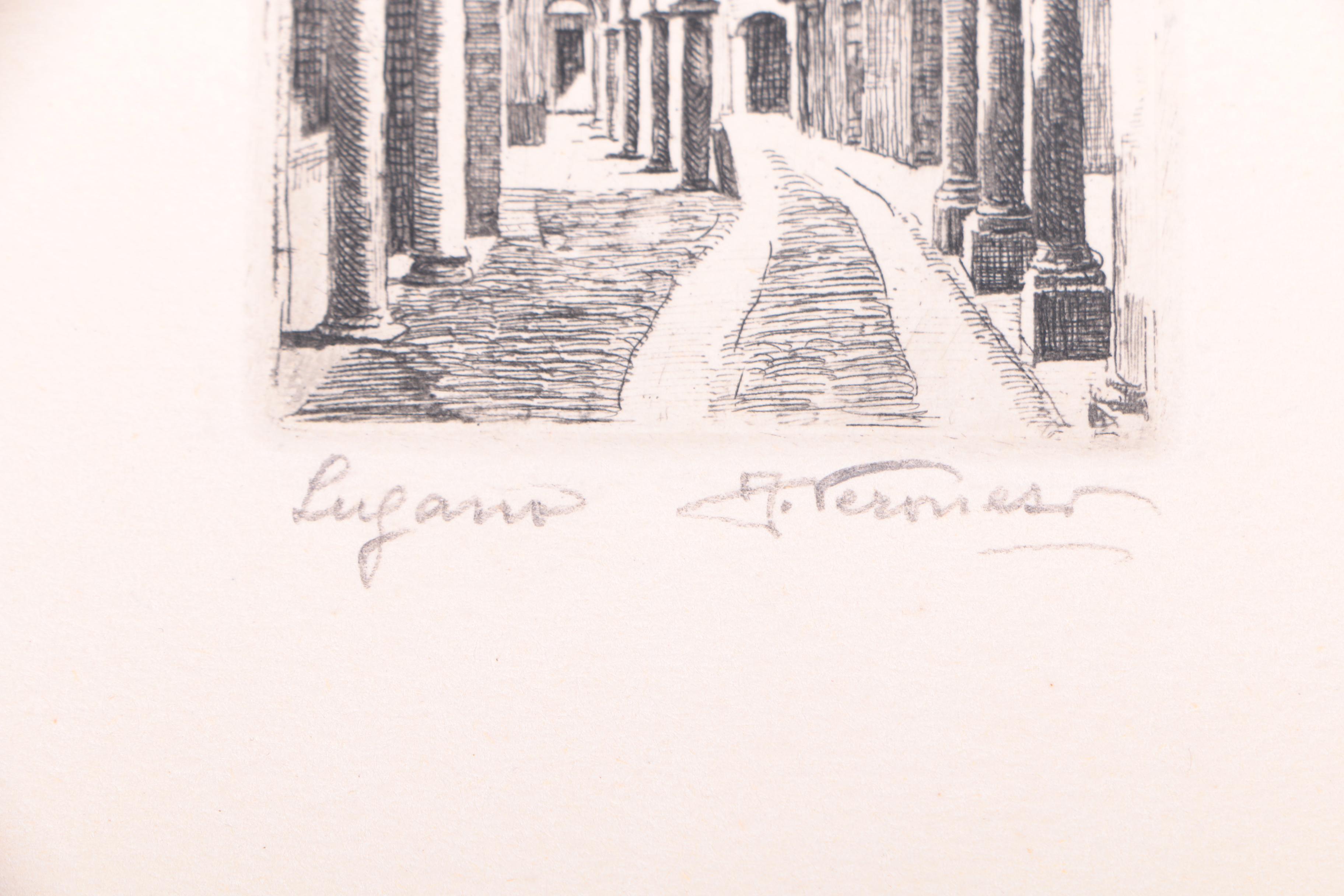 Collection of Etchings on Paper