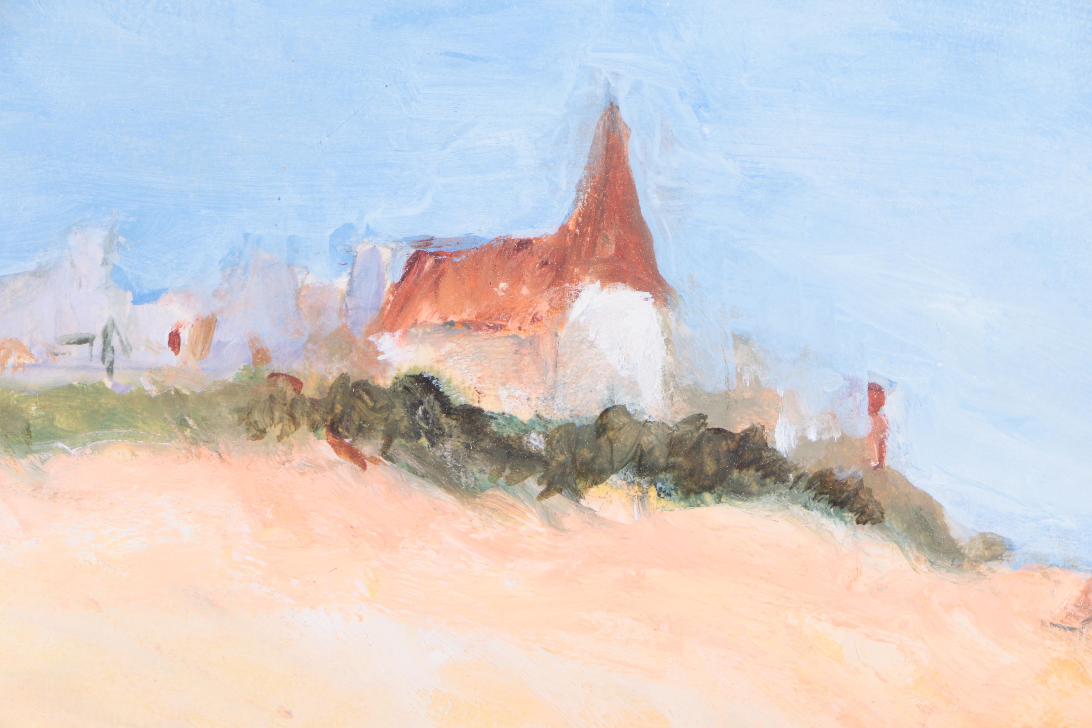 Jane W. Williams Pastel Drawing of a Landscape "Time Stood Still"