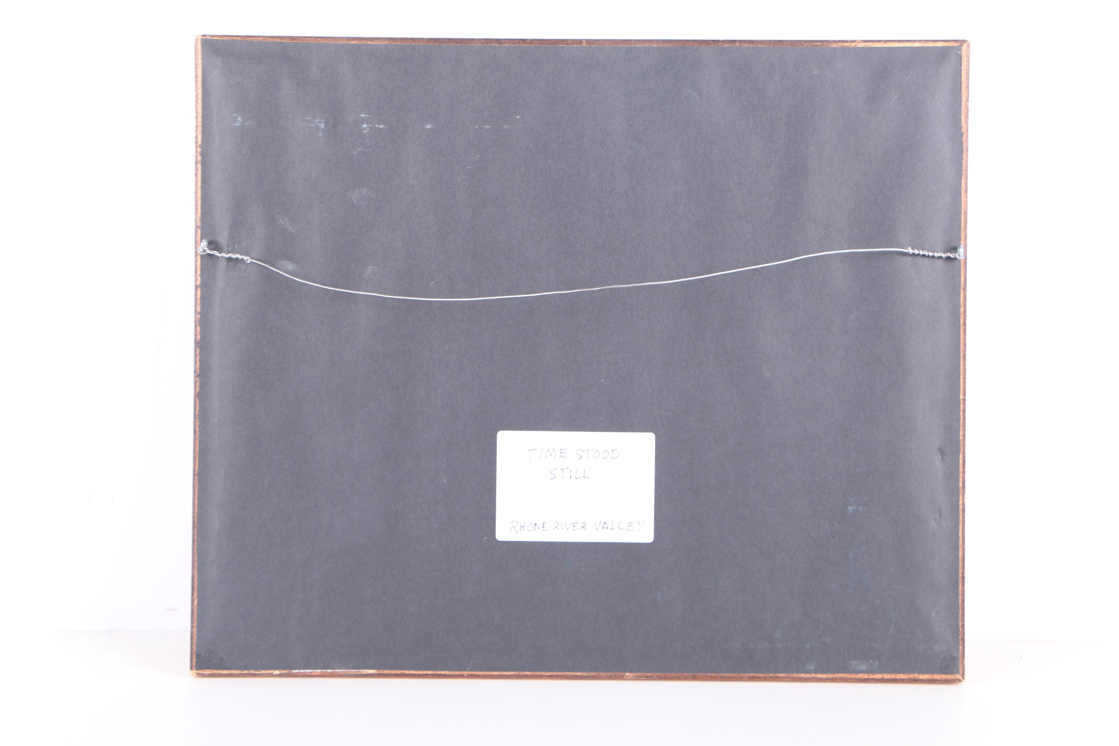 Jane W. Williams Pastel Drawing of a Landscape "Time Stood Still"