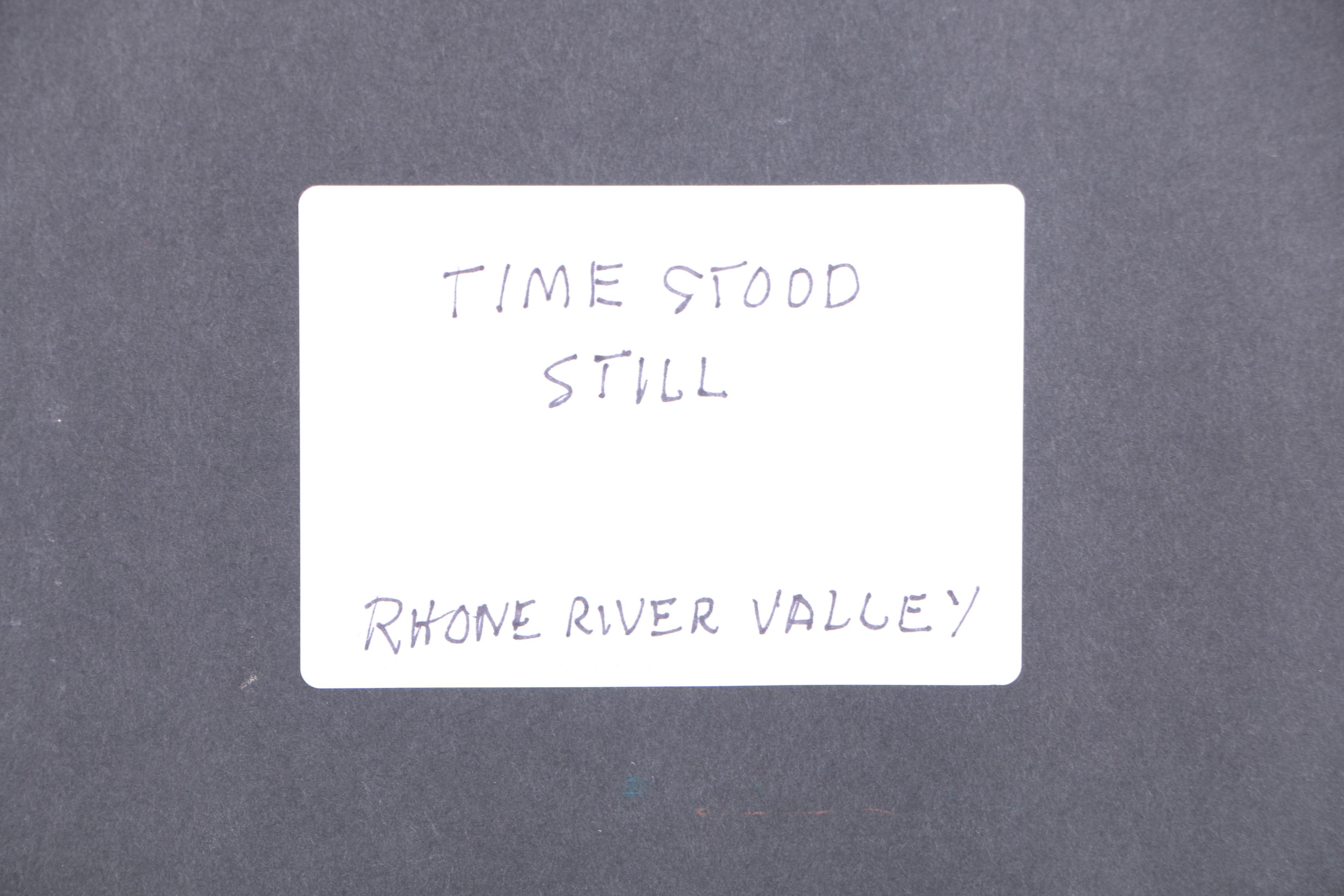 Jane W. Williams Pastel Drawing of a Landscape "Time Stood Still"