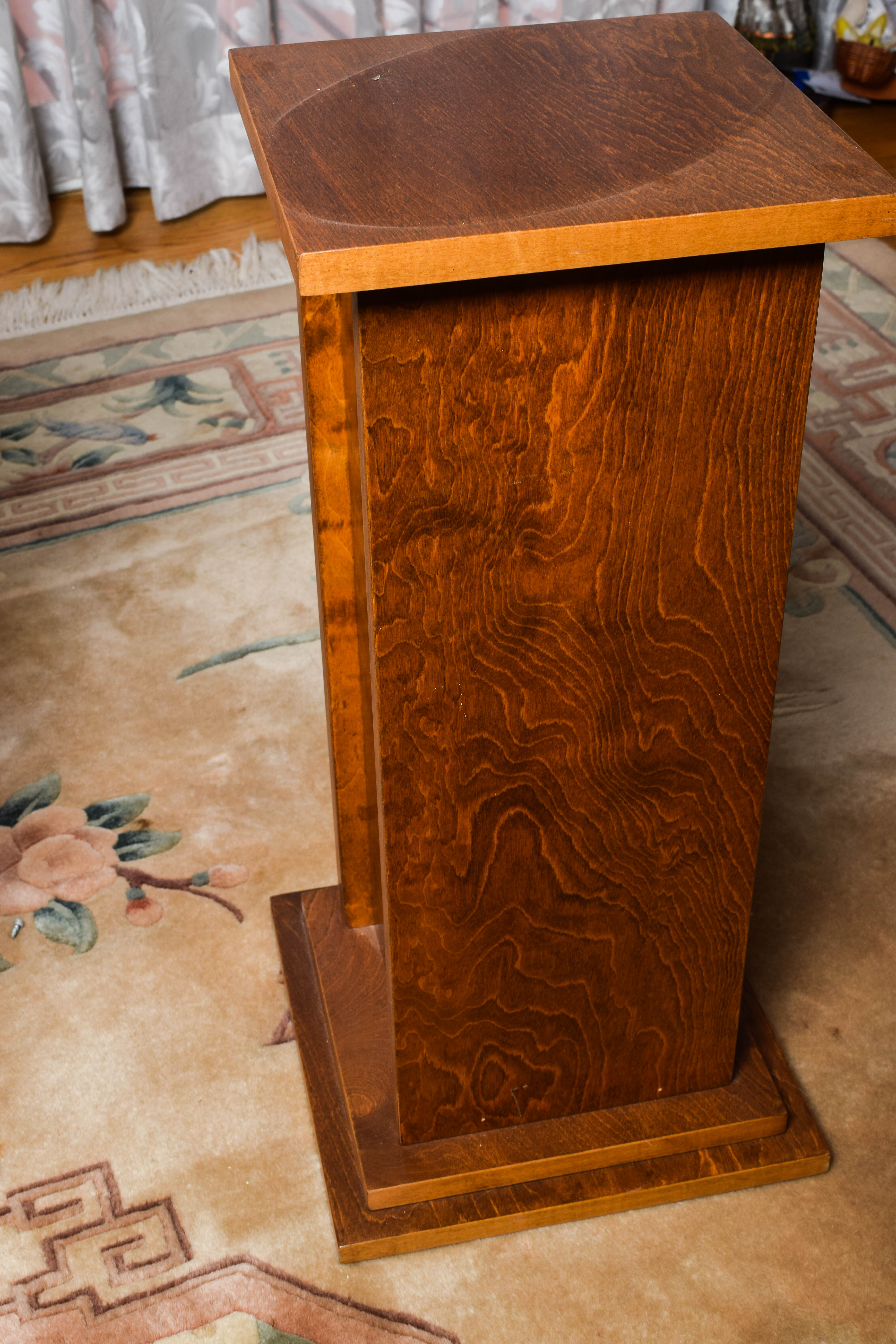 Set of Mid Century Wooden Pedestals in Graduated Sizes