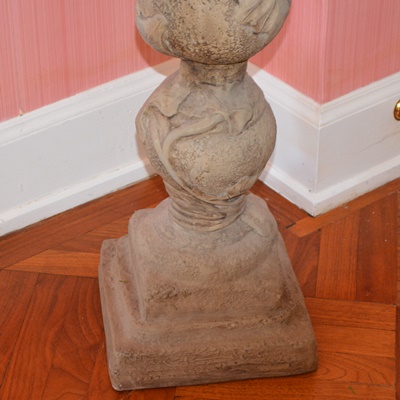 Christine Sibley Art Nouveau Influenced Pottery Plant Stand