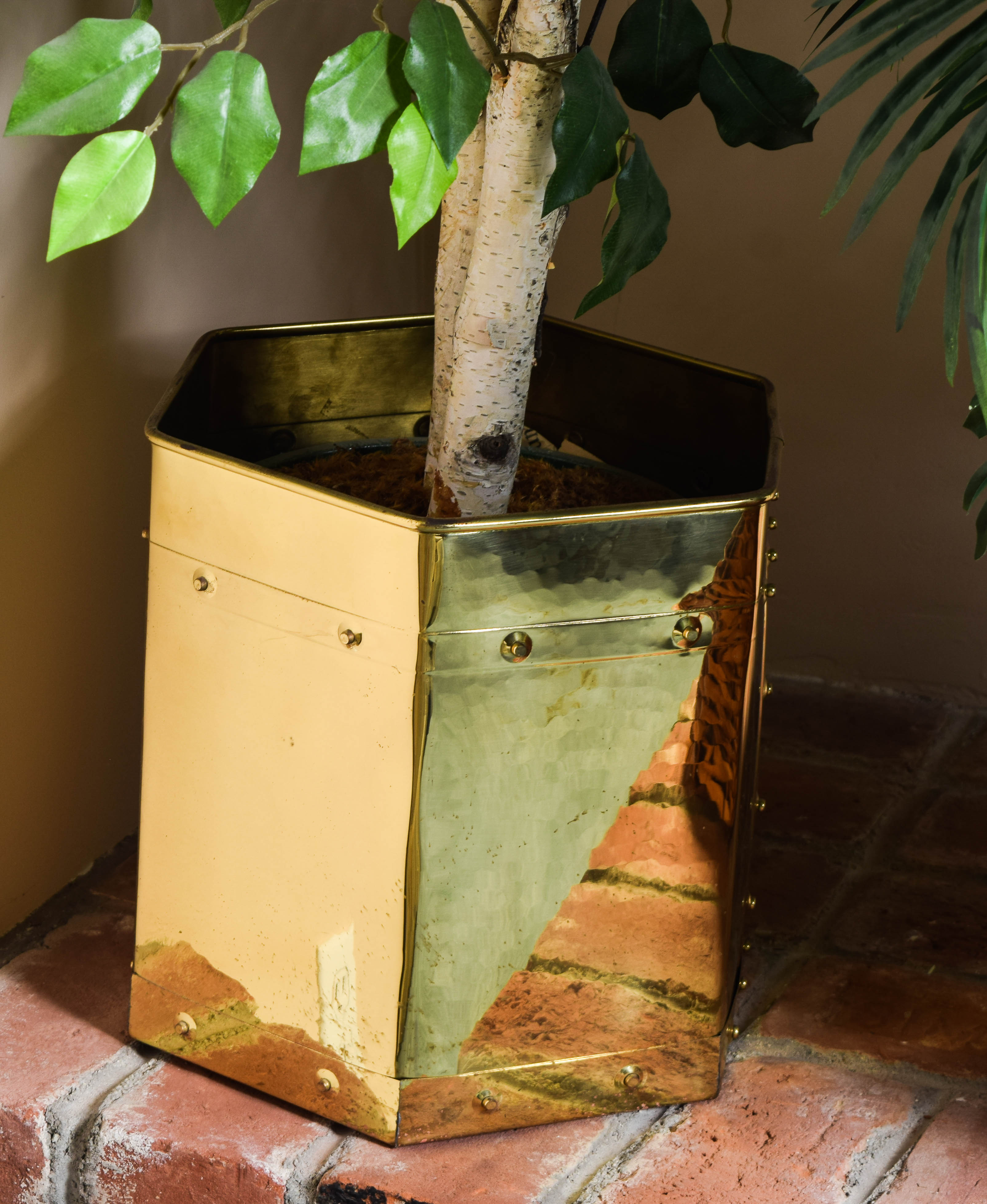 Pair of Large Faux House Plants