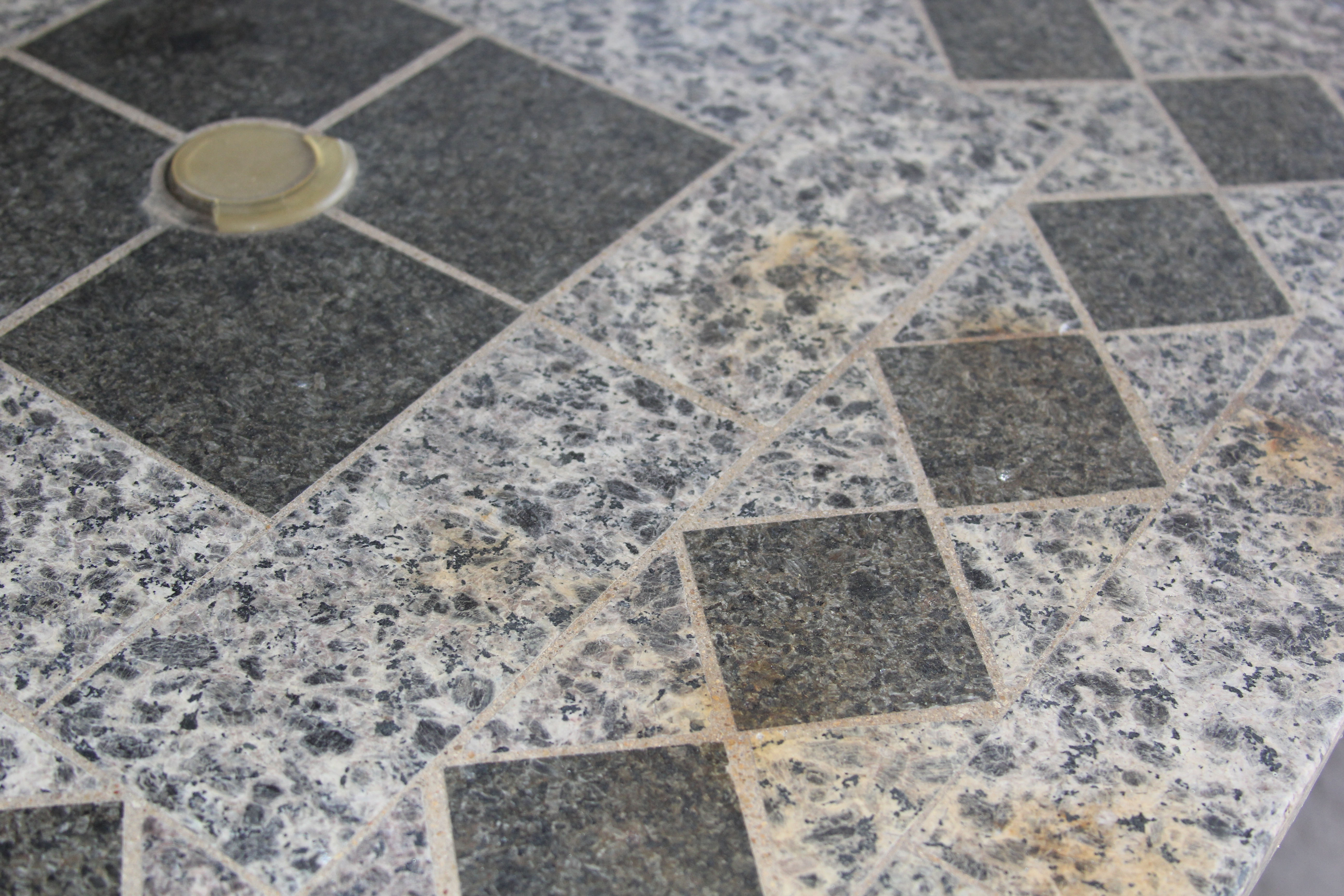 Granite Tile Patio Table
