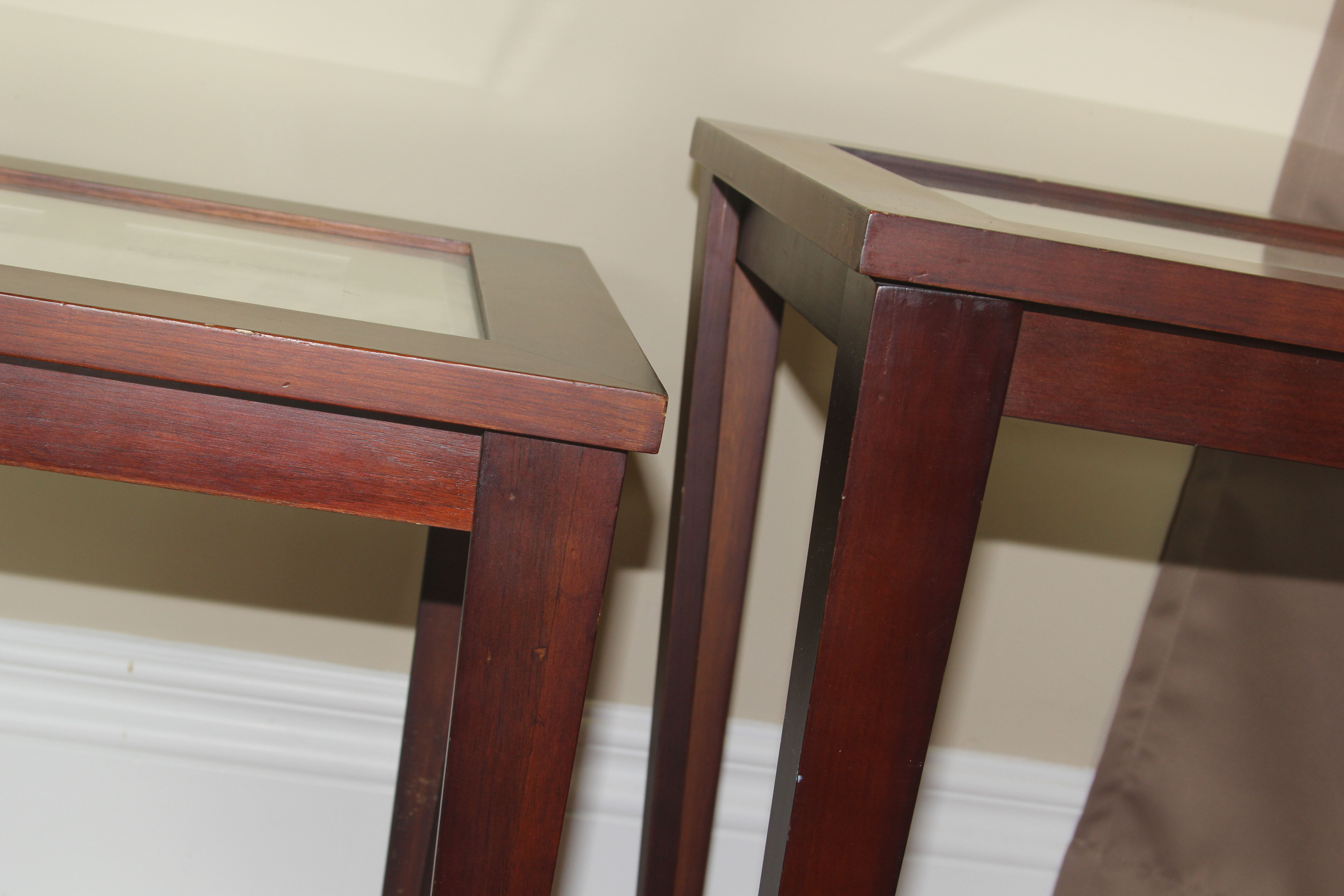 Picture Frame Top Side Tables