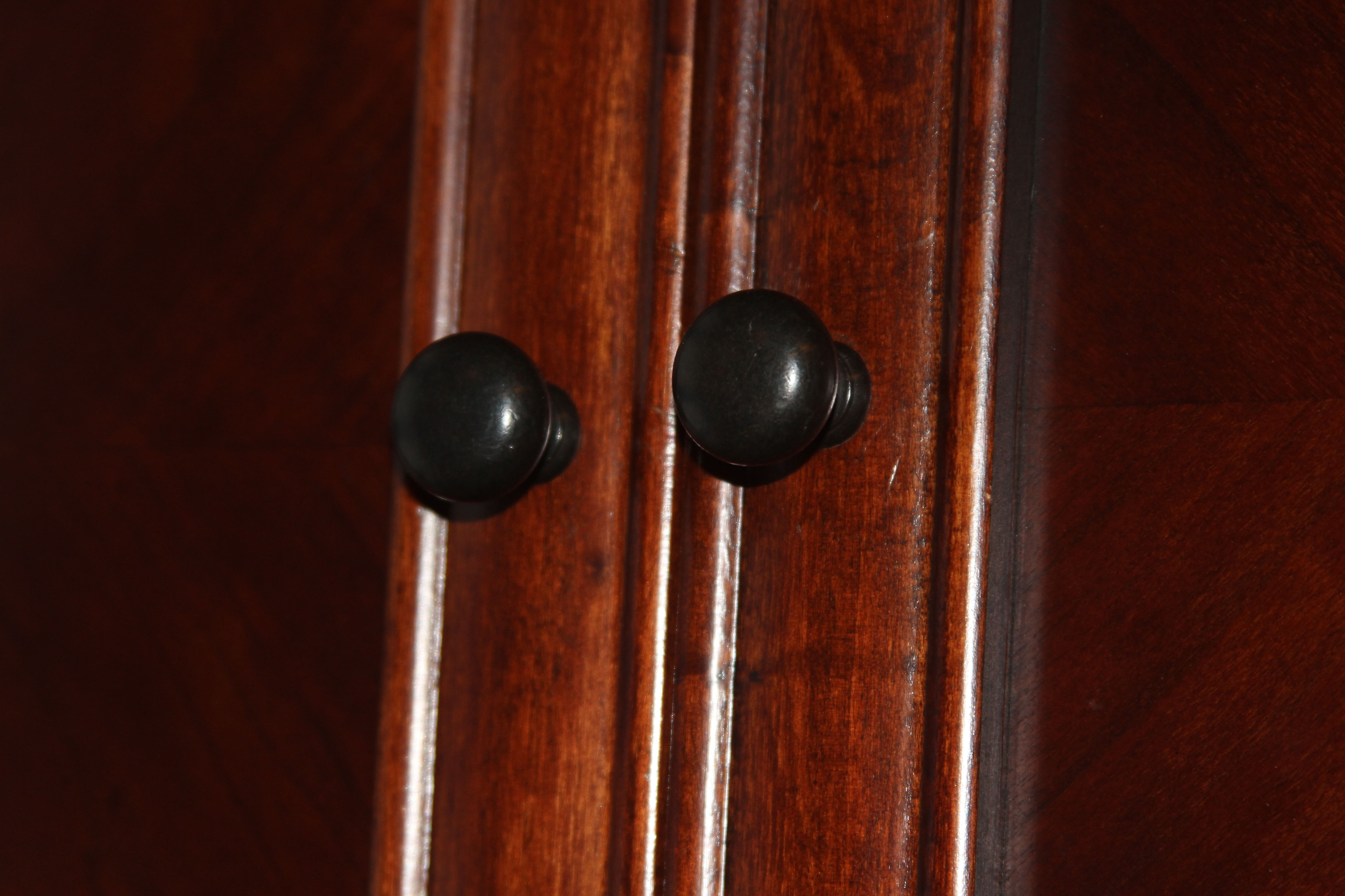 Mahogany Veneer Office Cabinet