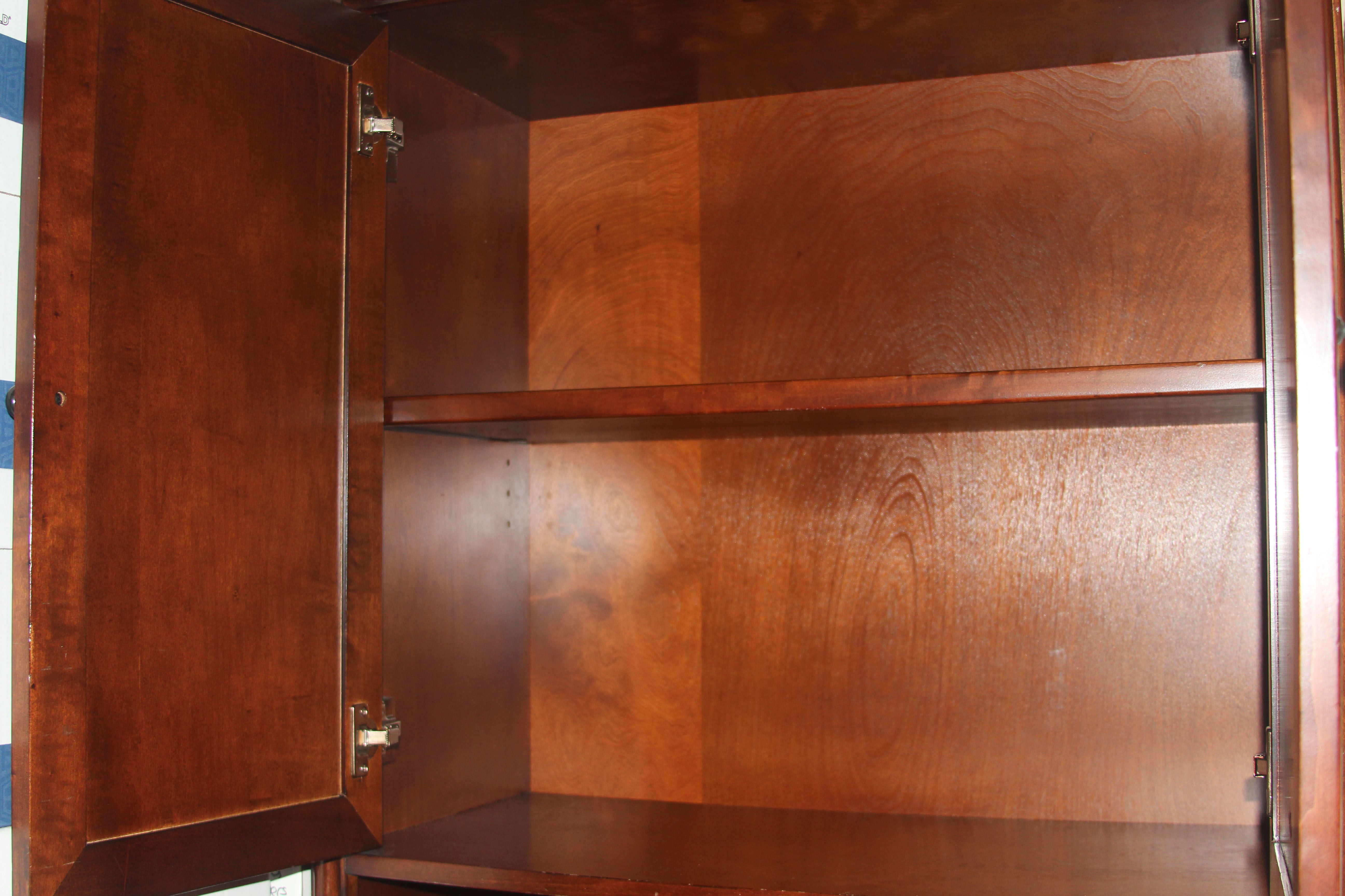 Mahogany Veneer Office Cabinet