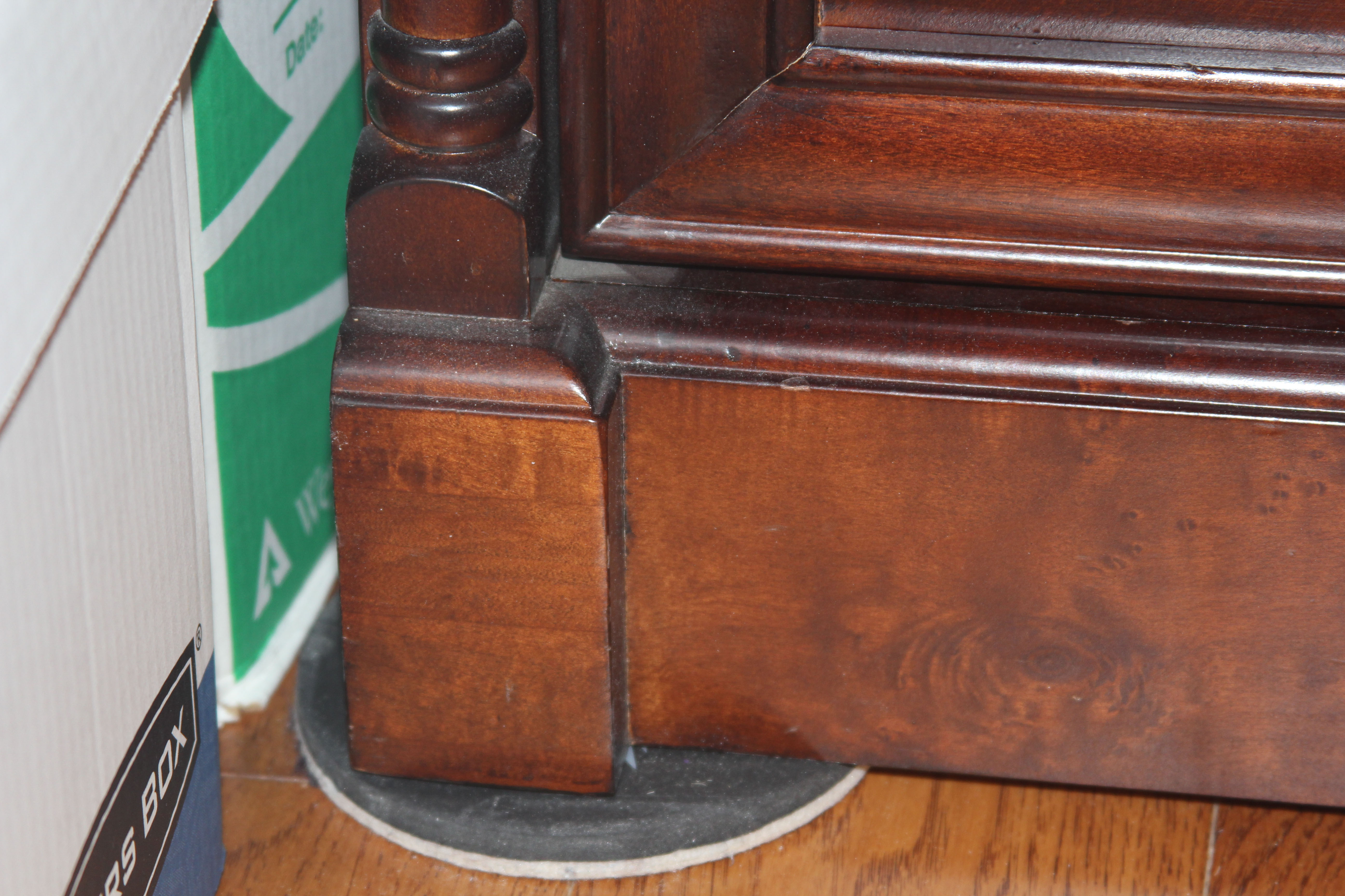 Mahogany Veneer Office Cabinet
