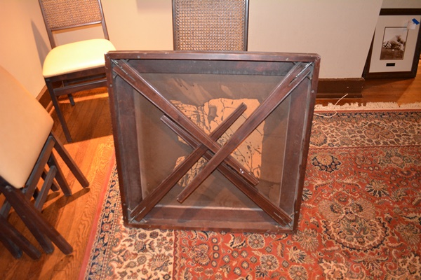 Stakmore Folding Table and Four Chairs