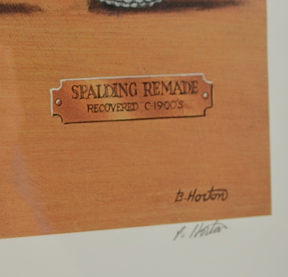 Offset Lithograph "Golfs Holey Rollers" Signed by Barry Horton