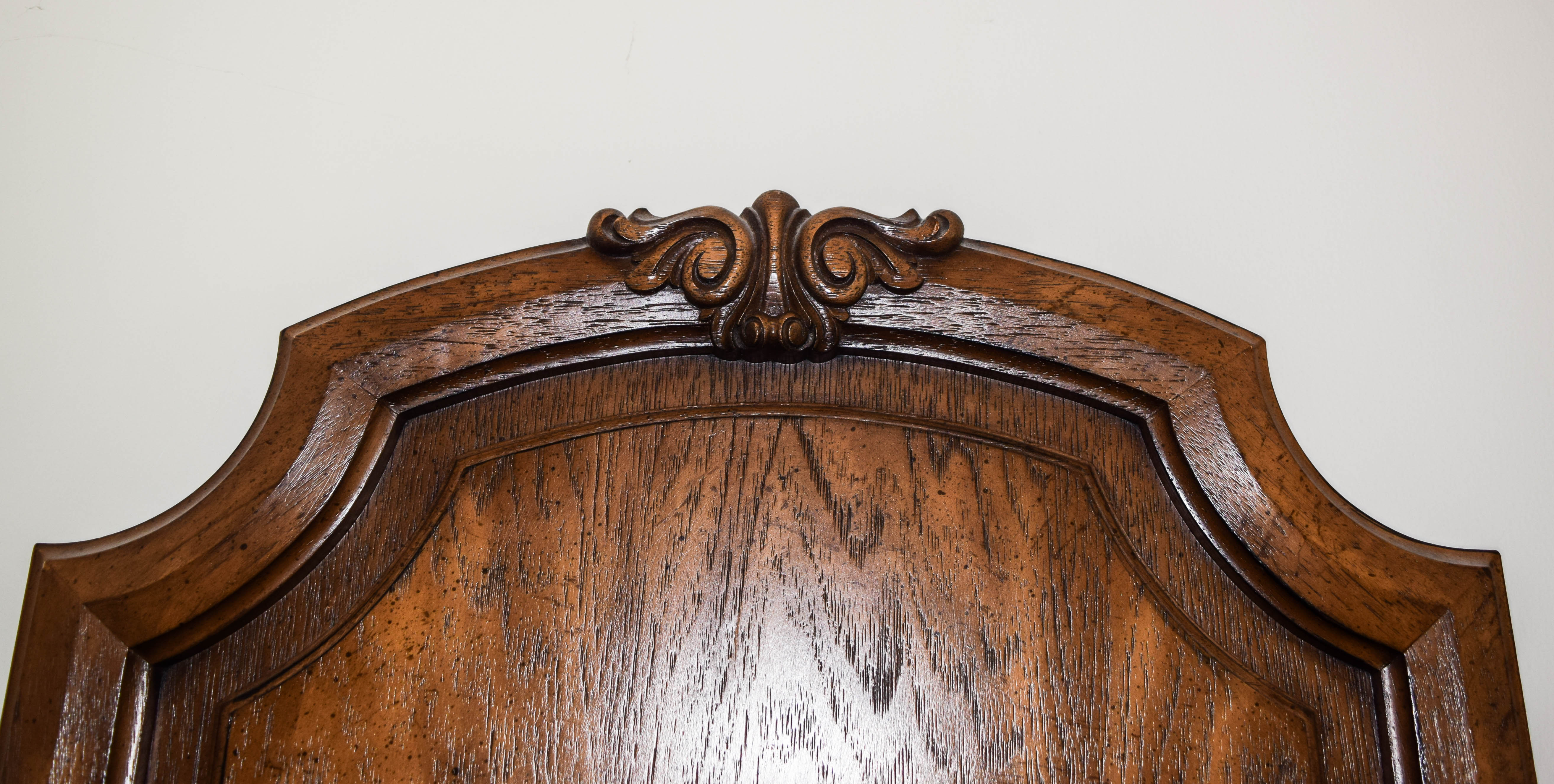 Pair of Vintage Biedermeier Style Mahogany Wall Mirrors