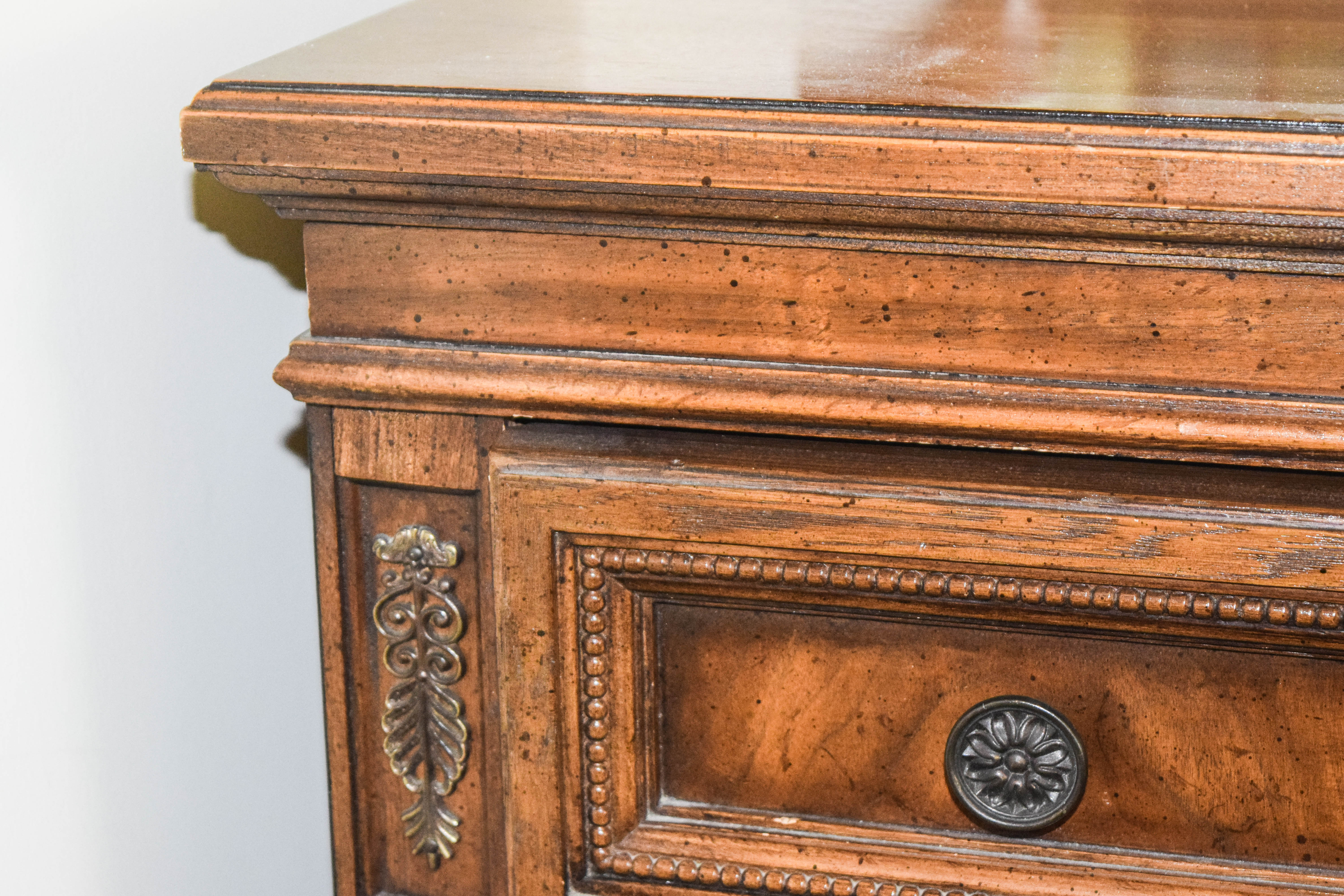 Vintage Wooden Breakfront Dresser by Basic Witz Furniture