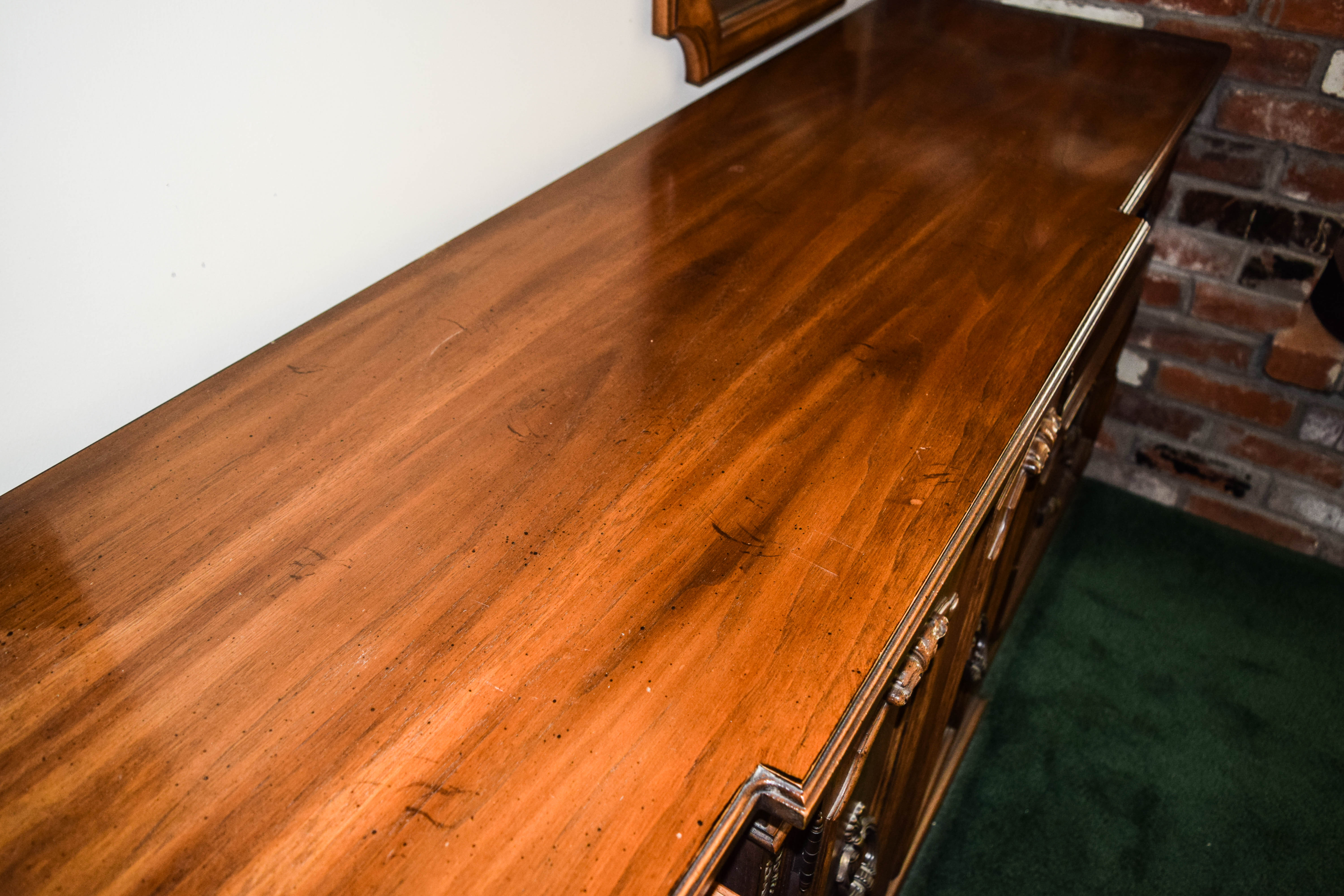 Vintage Wooden Breakfront Dresser by Basic Witz Furniture