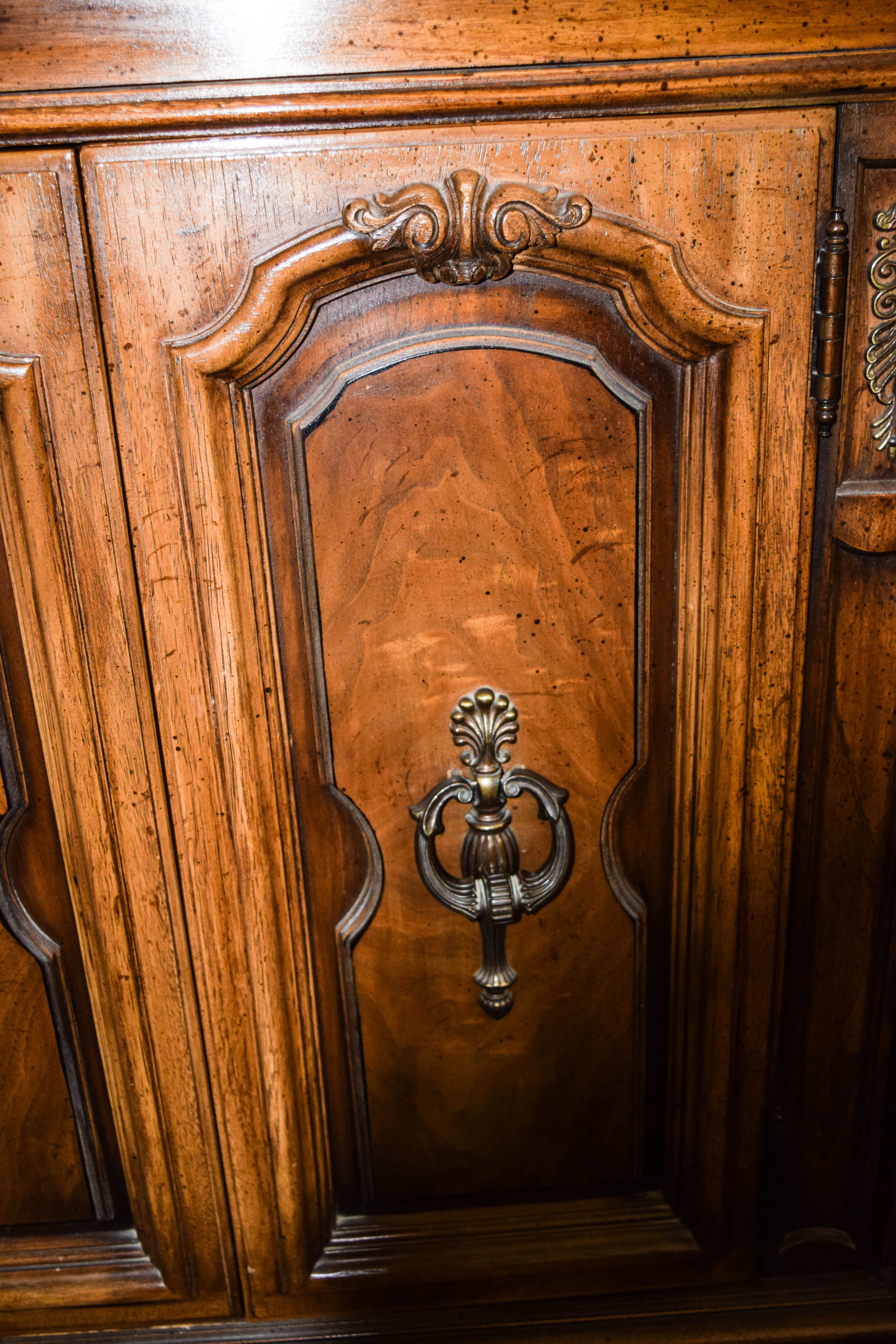 Vintage Wooden Breakfront Dresser by Basic Witz Furniture