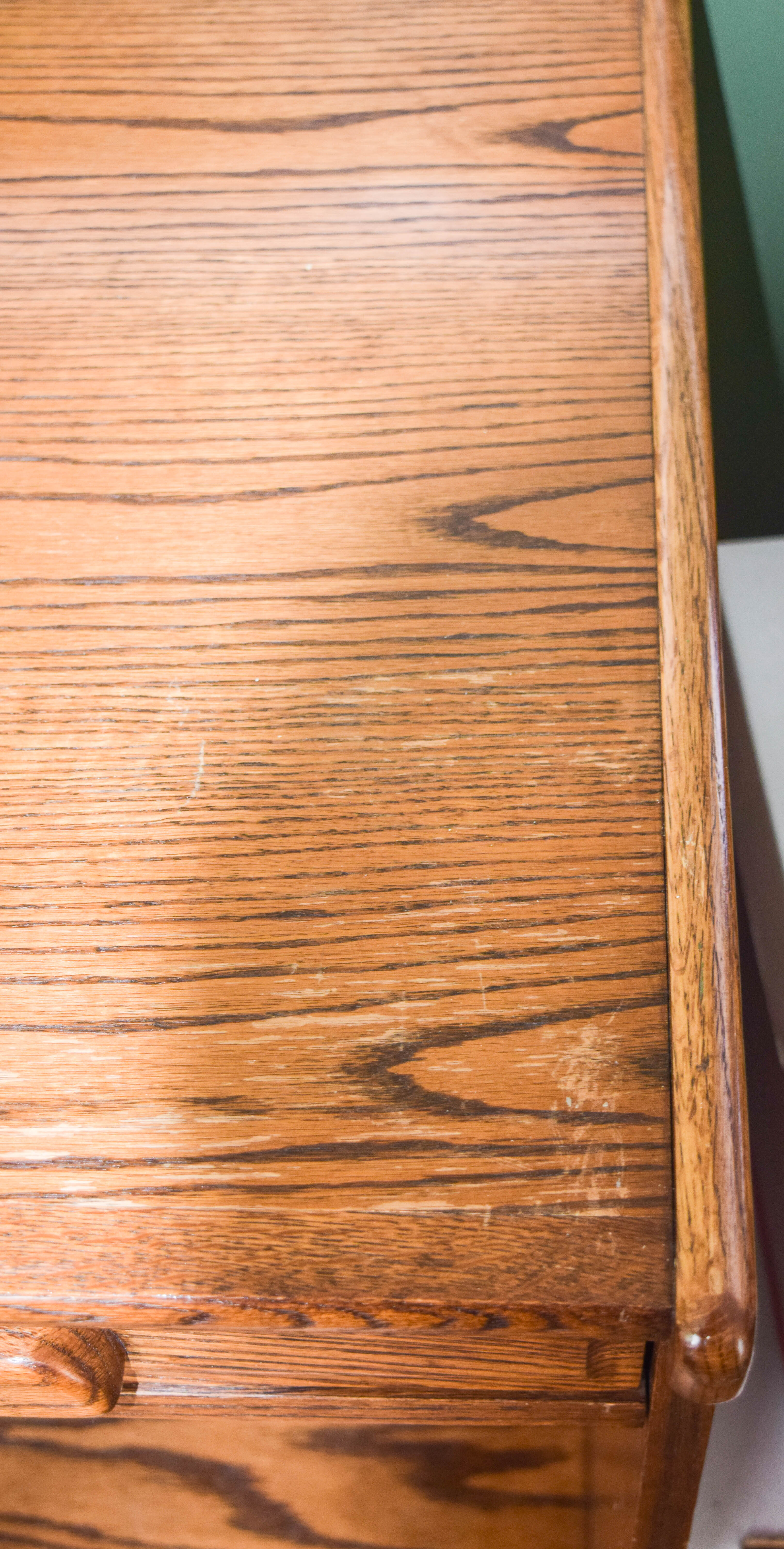 Vintage Oak Typing Table