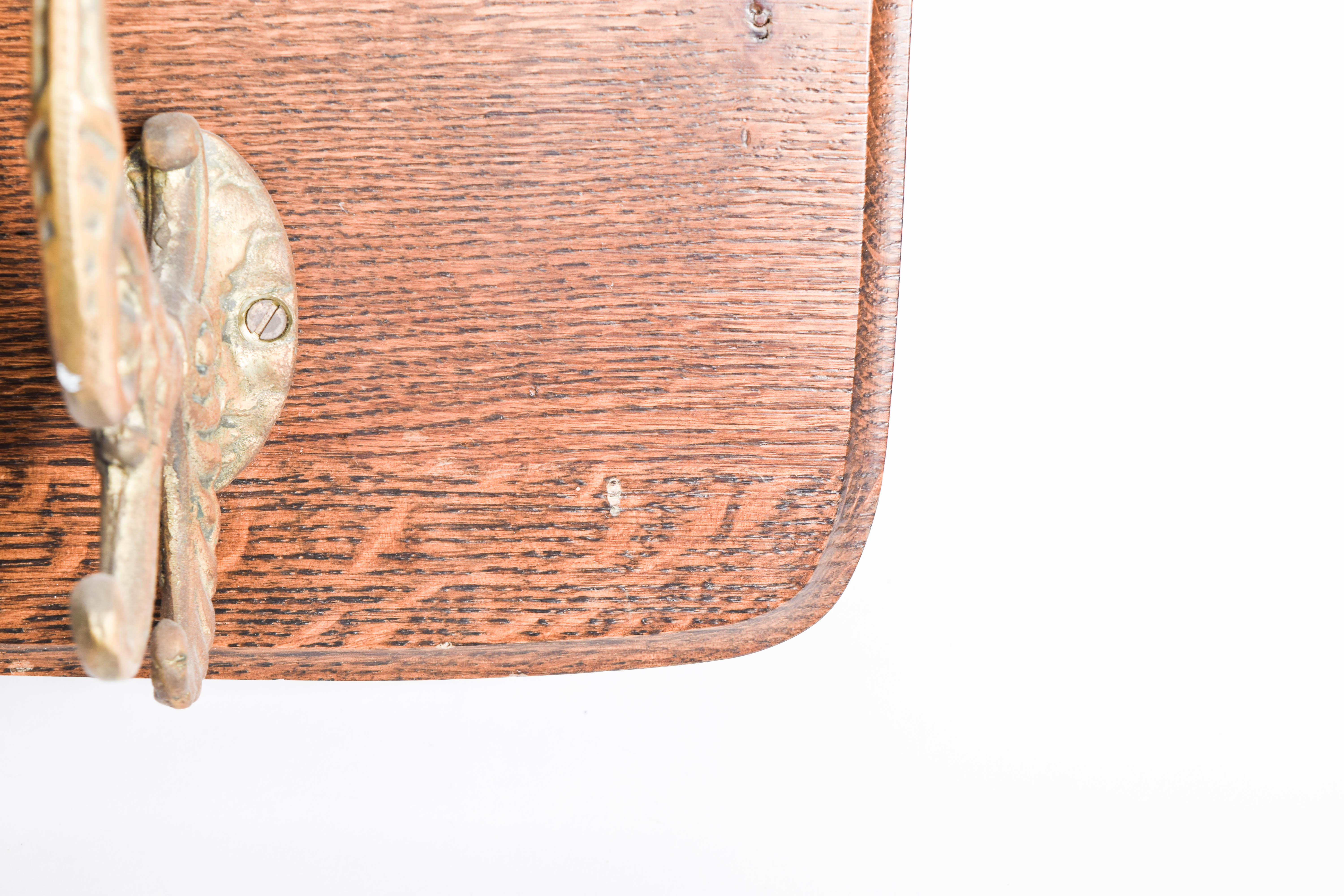 Oak Wall Mounted Coat Rack