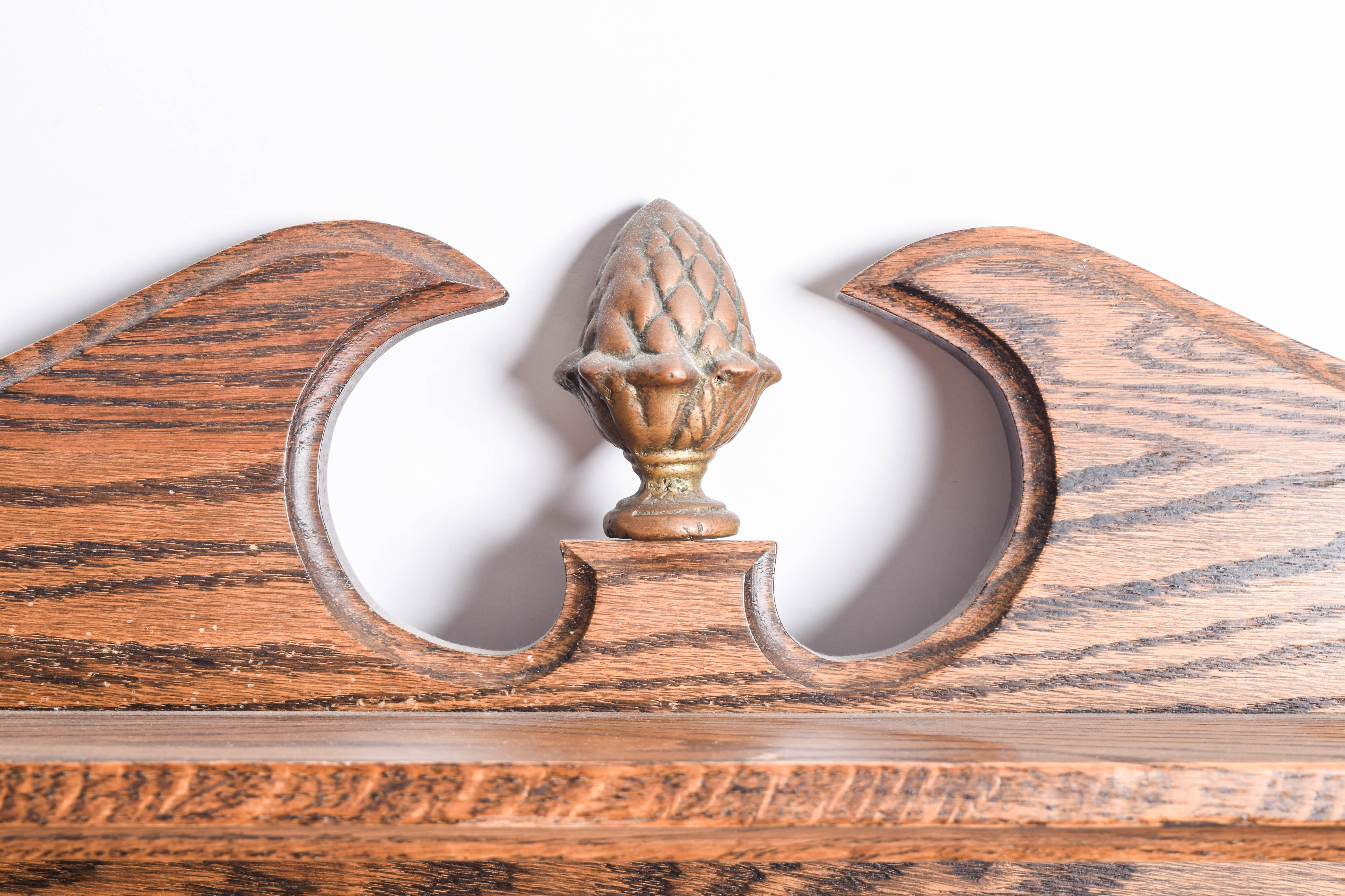 Oak Wall Mounted Coat Rack