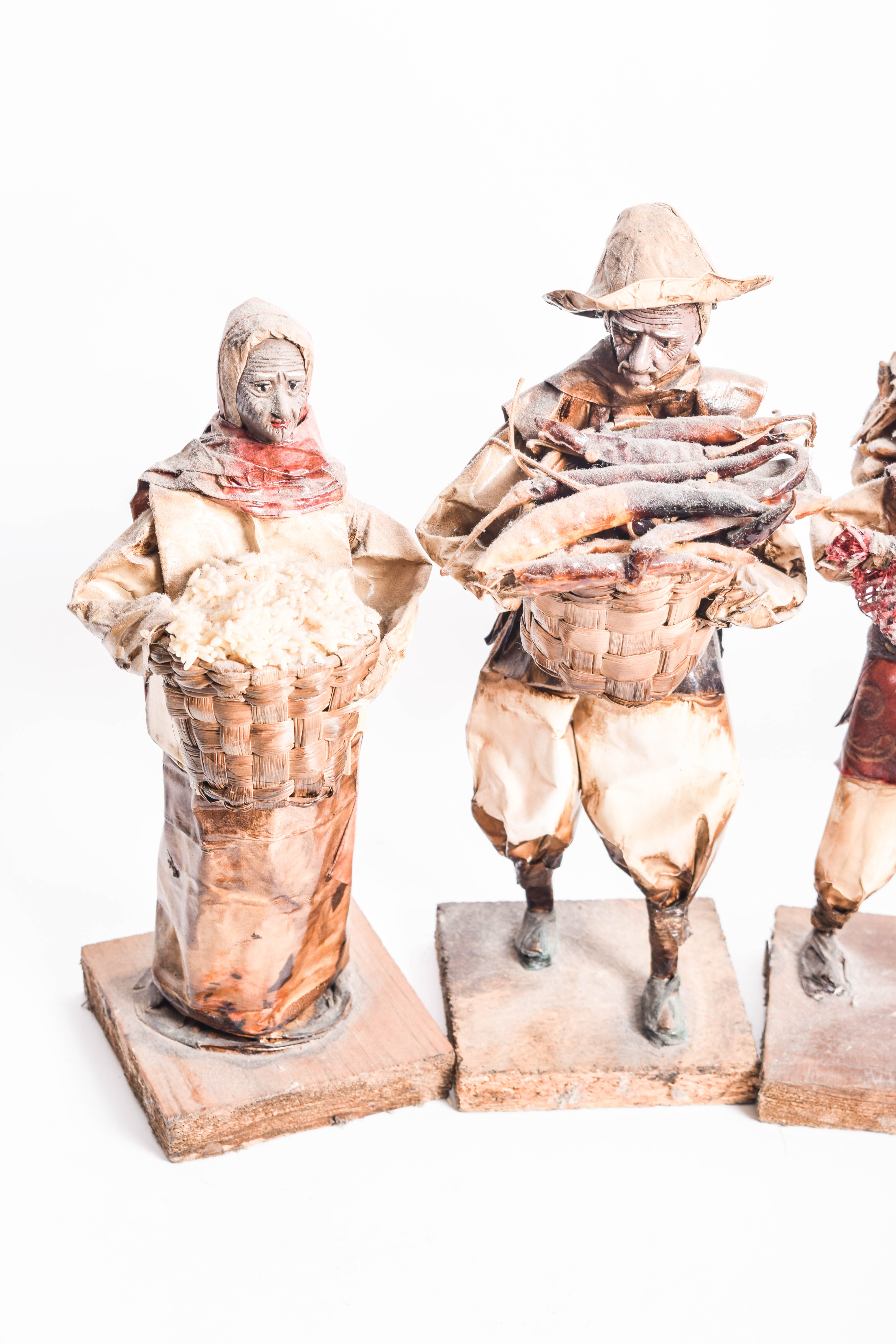 Assortment of Vintage Paper Mache Figurines