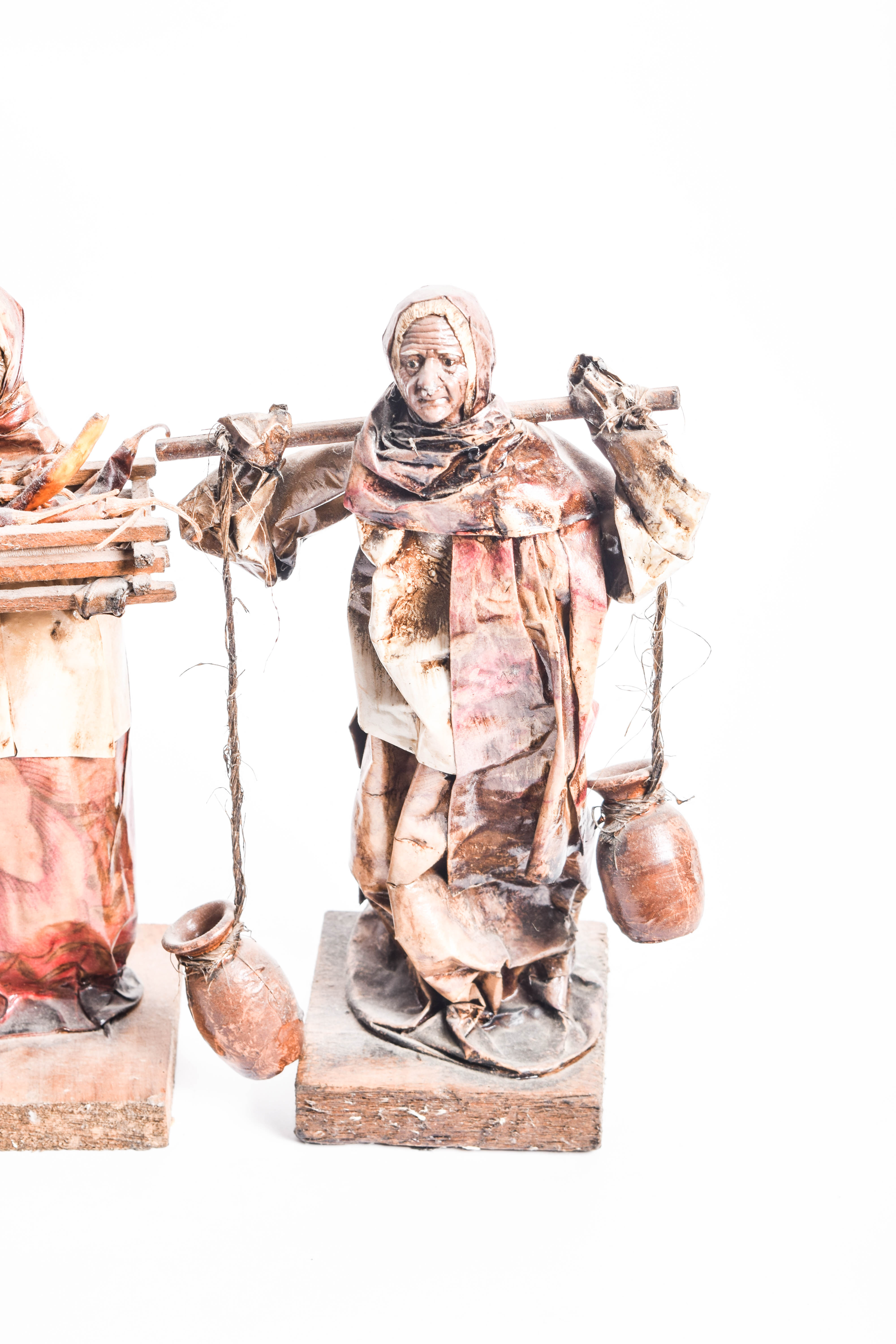 Assortment of Vintage Paper Mache Figurines