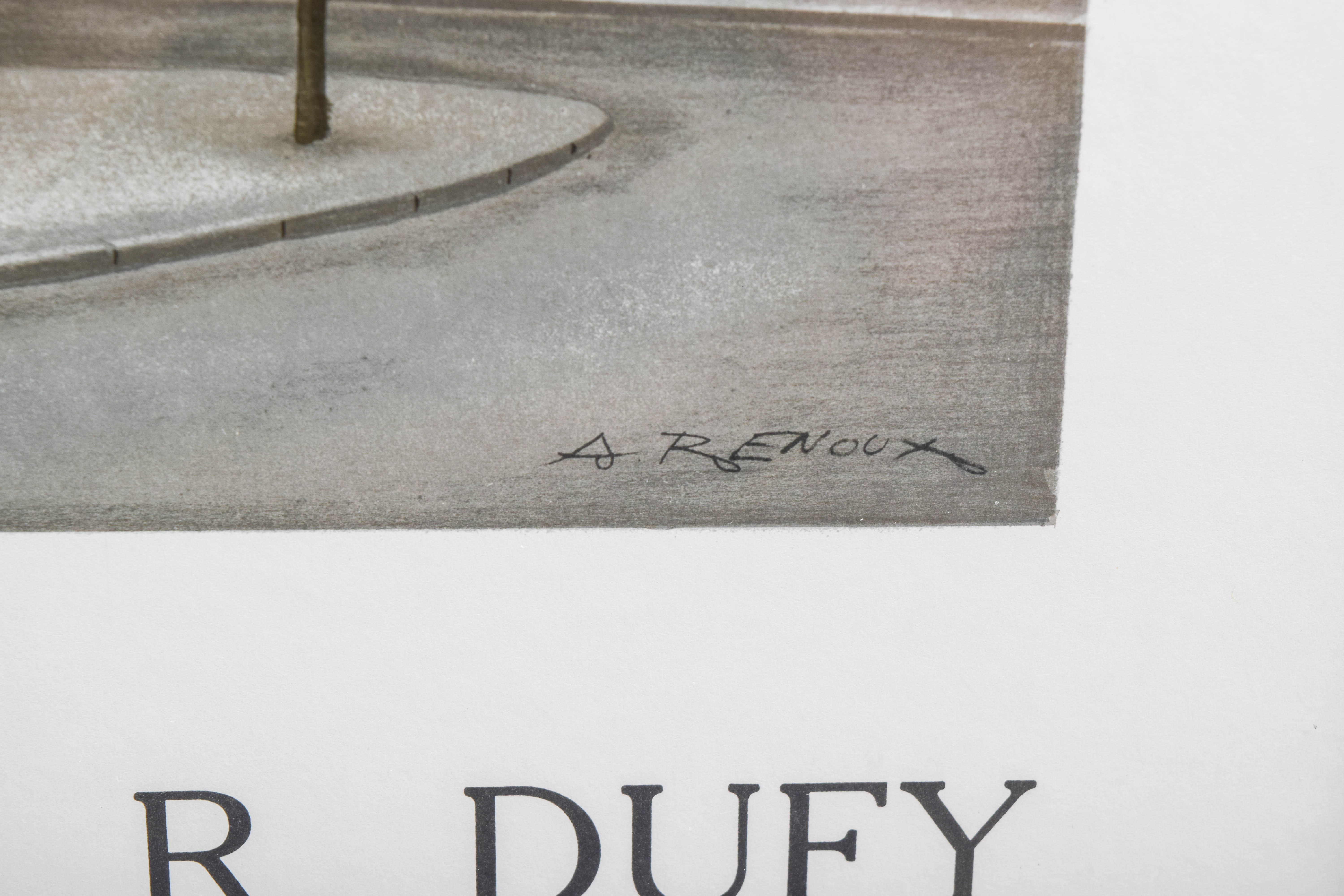 Pair of Vintage Framed European Gallery Offset Lithographs