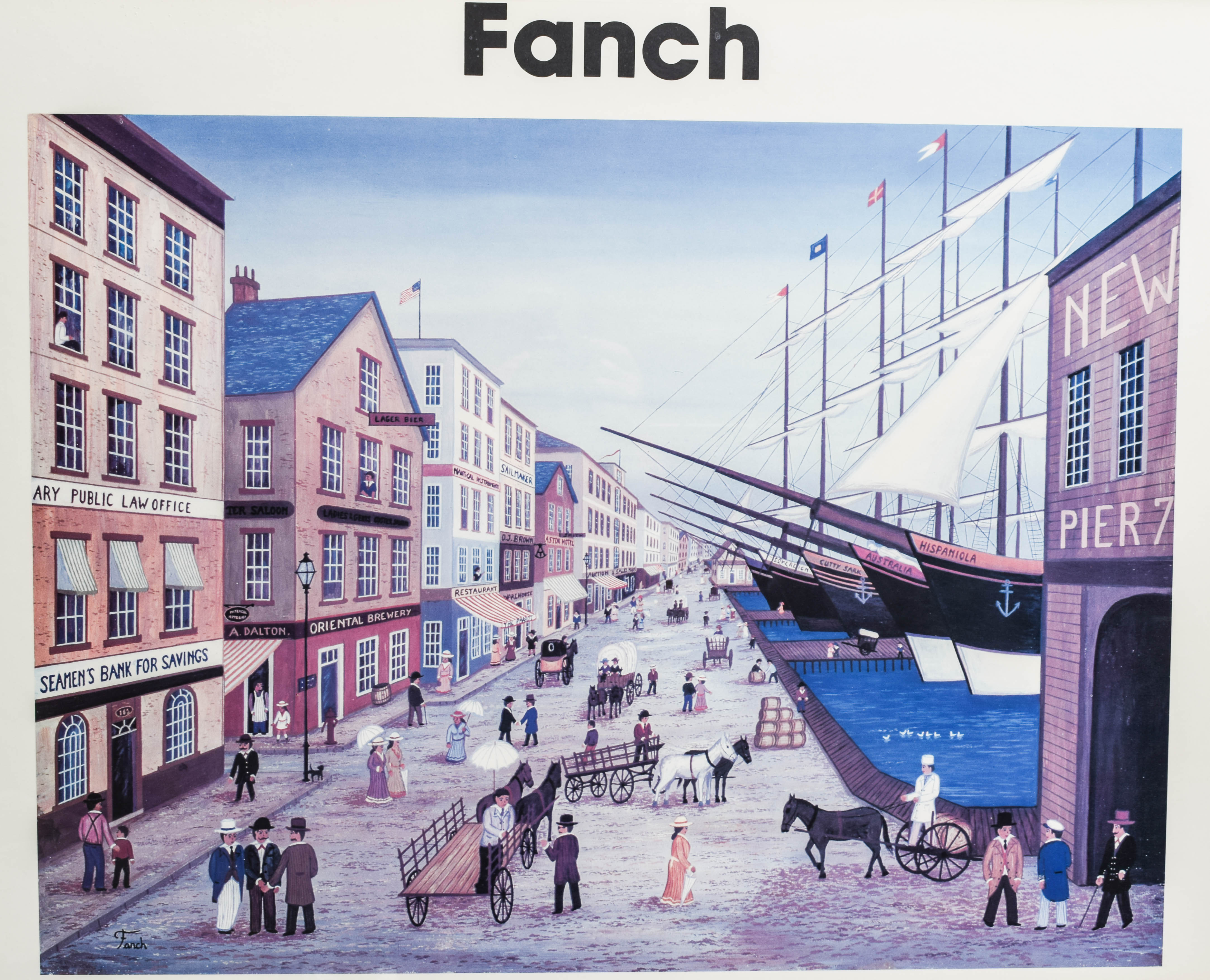 Pair of Vintage Framed European Gallery Offset Lithographs