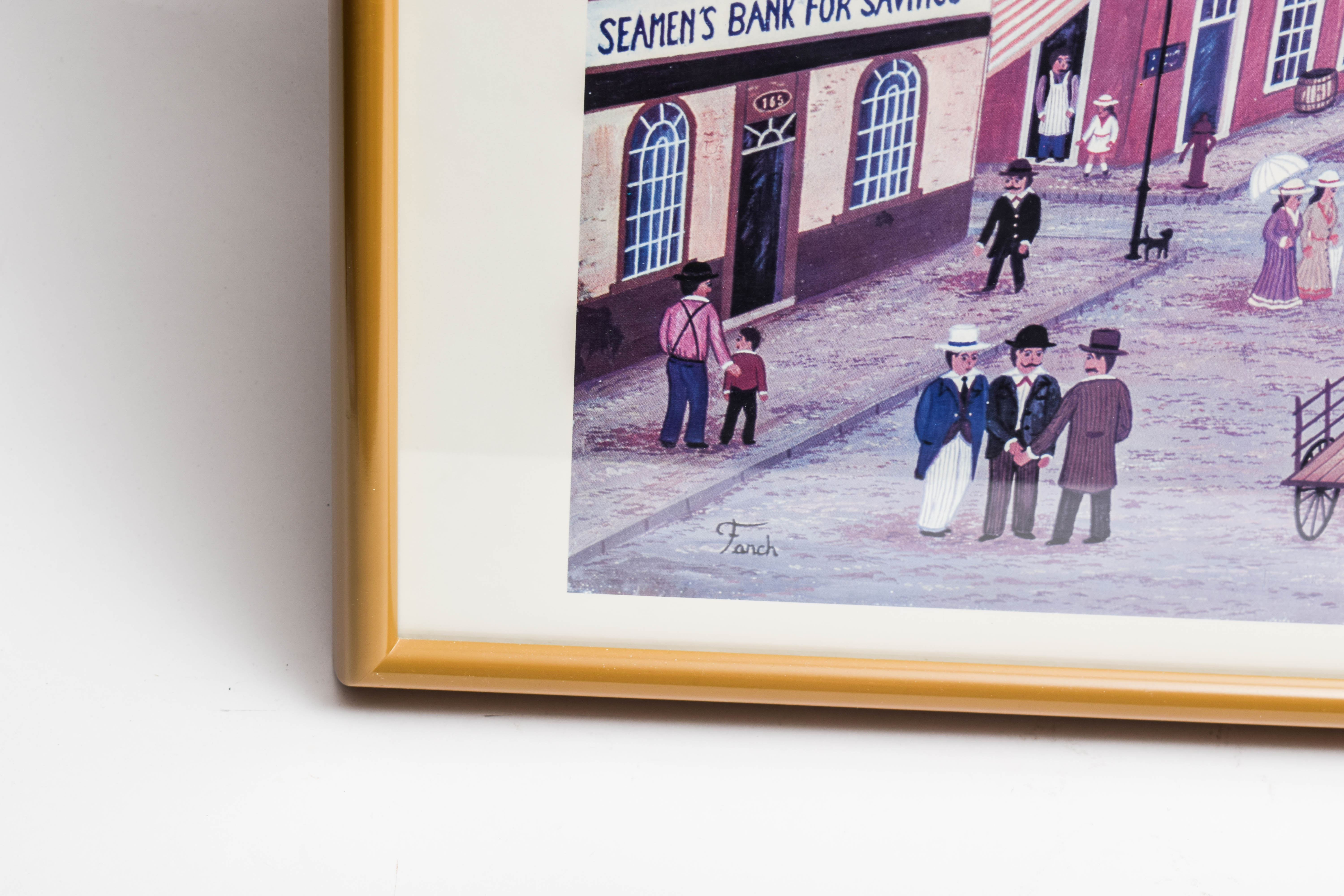 Pair of Vintage Framed European Gallery Offset Lithographs