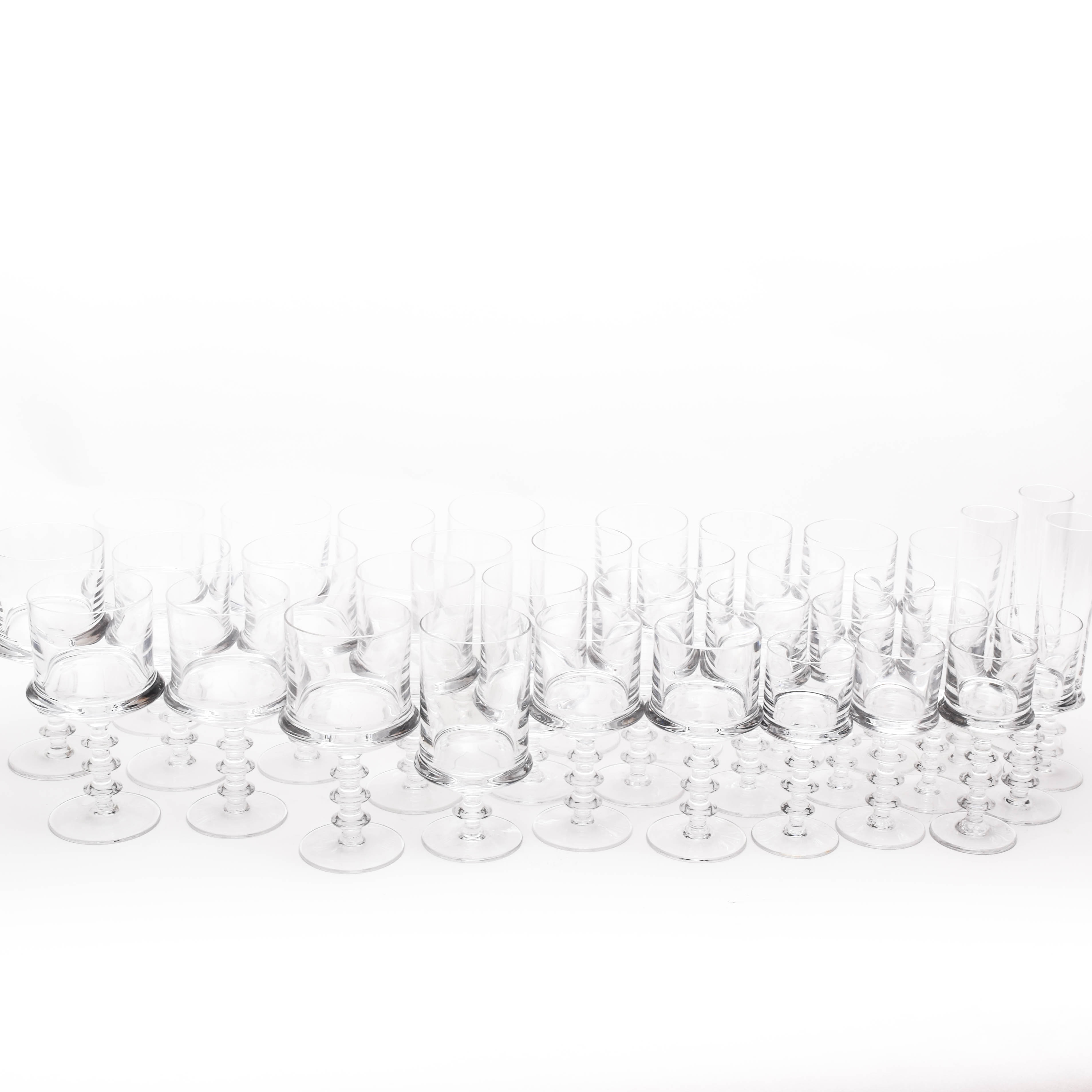 Collection of Vintage Crystal Barware