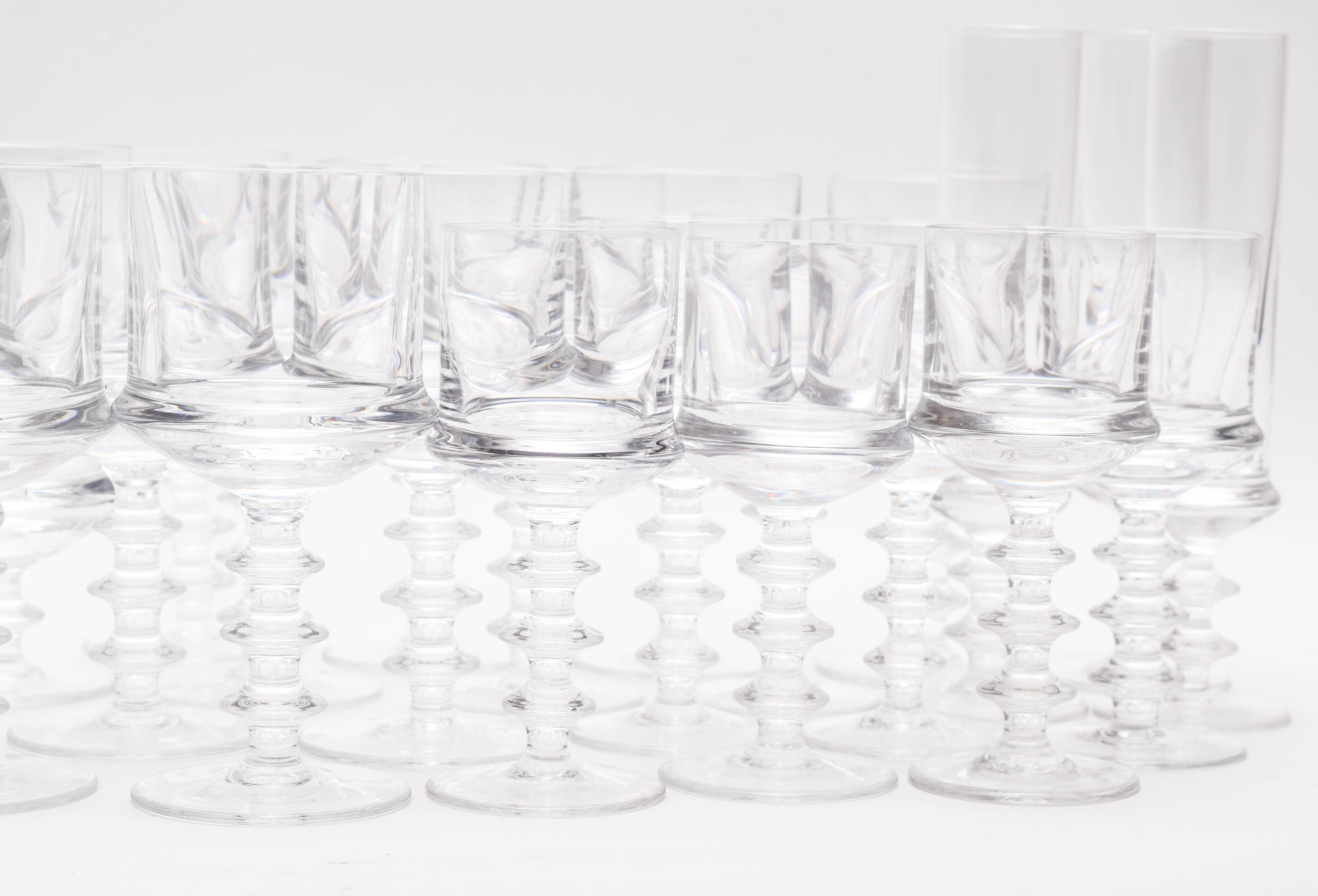 Collection of Vintage Crystal Barware