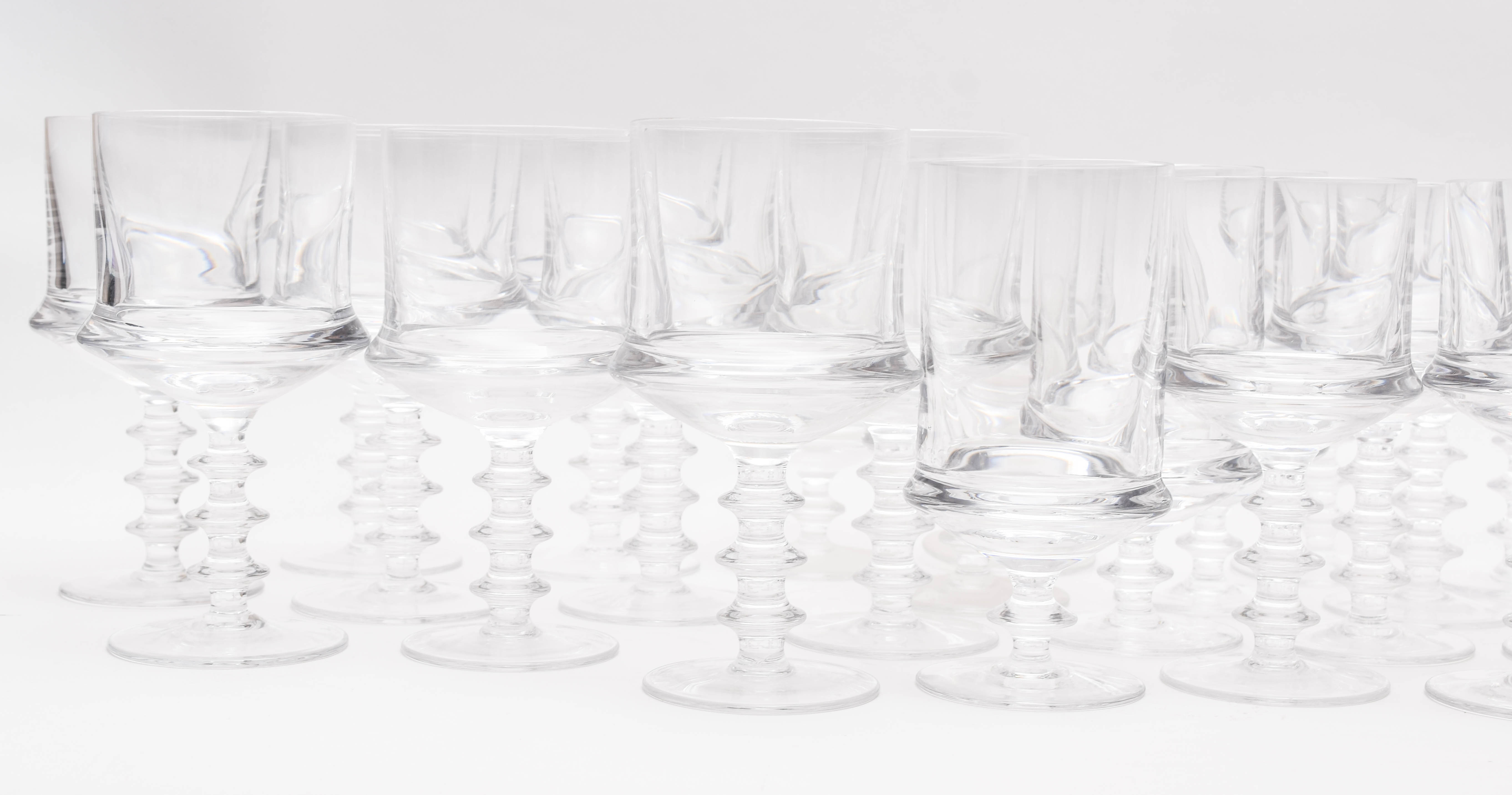Collection of Vintage Crystal Barware