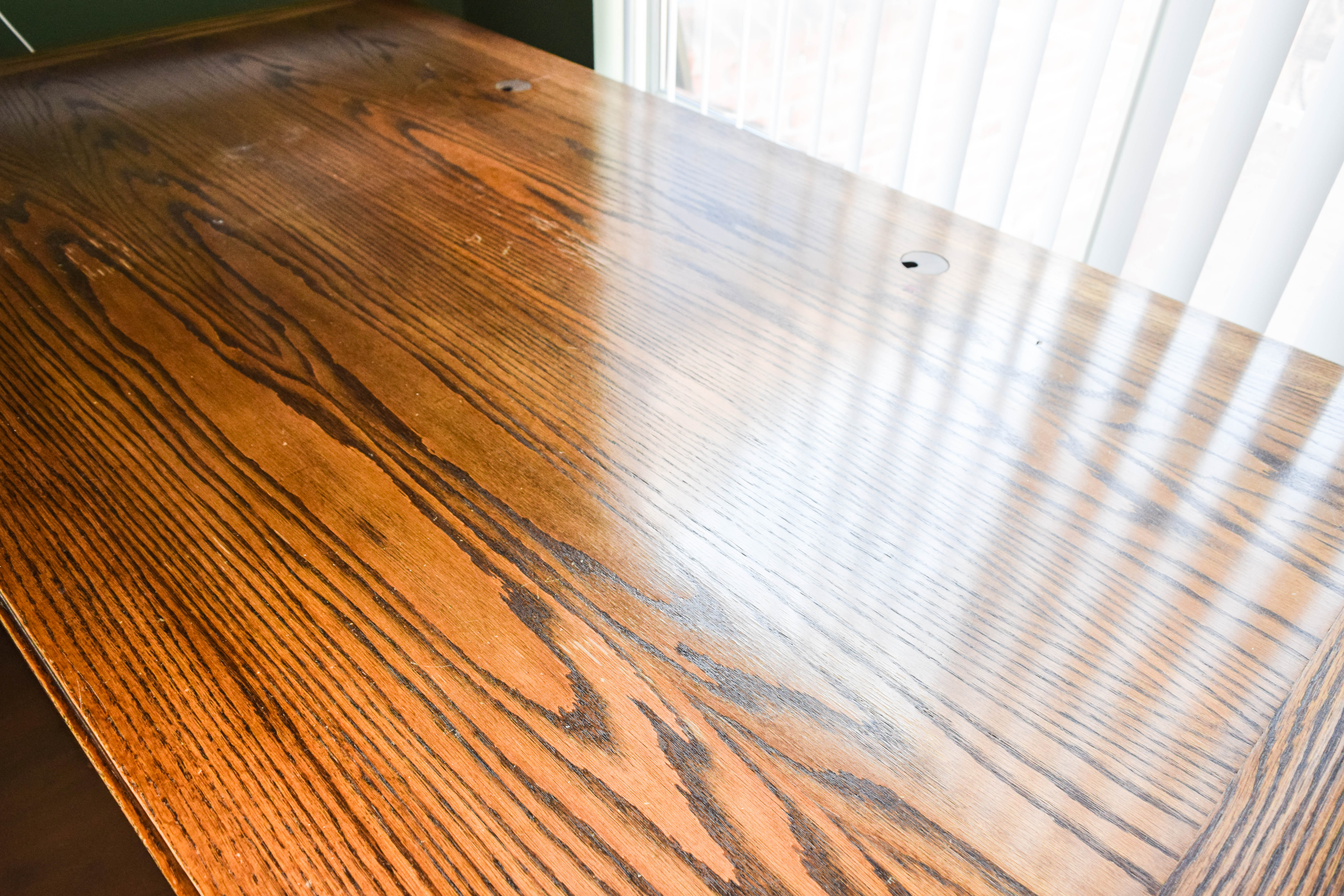 Vintage Oak Double Pedestal Desk