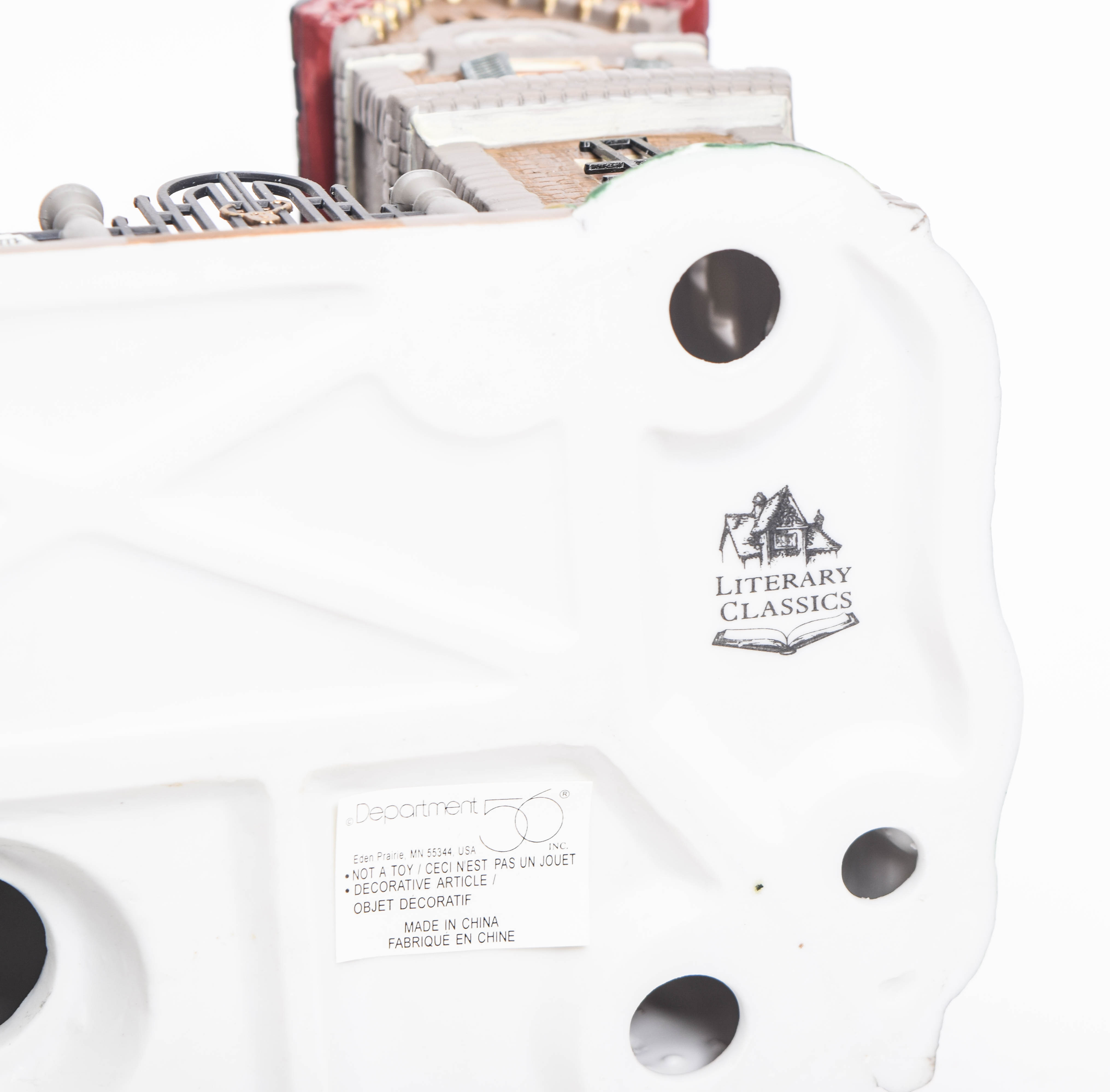 Collection of Department 56 Village Series Ceramic Houses and Village Buildings