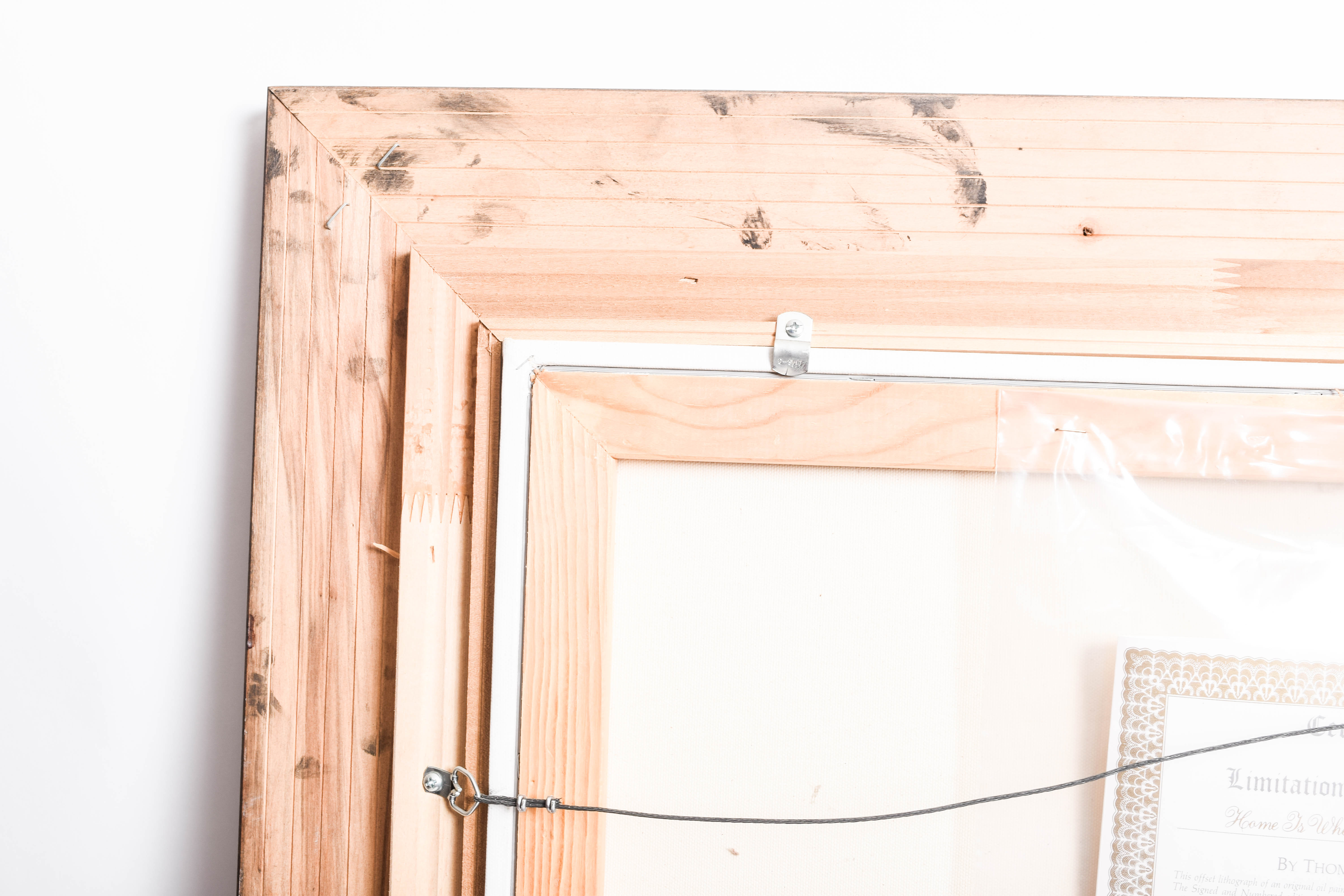 Pair of Framed Limited Edition Offset Lithographs on Canvas After Thomas Kinkade