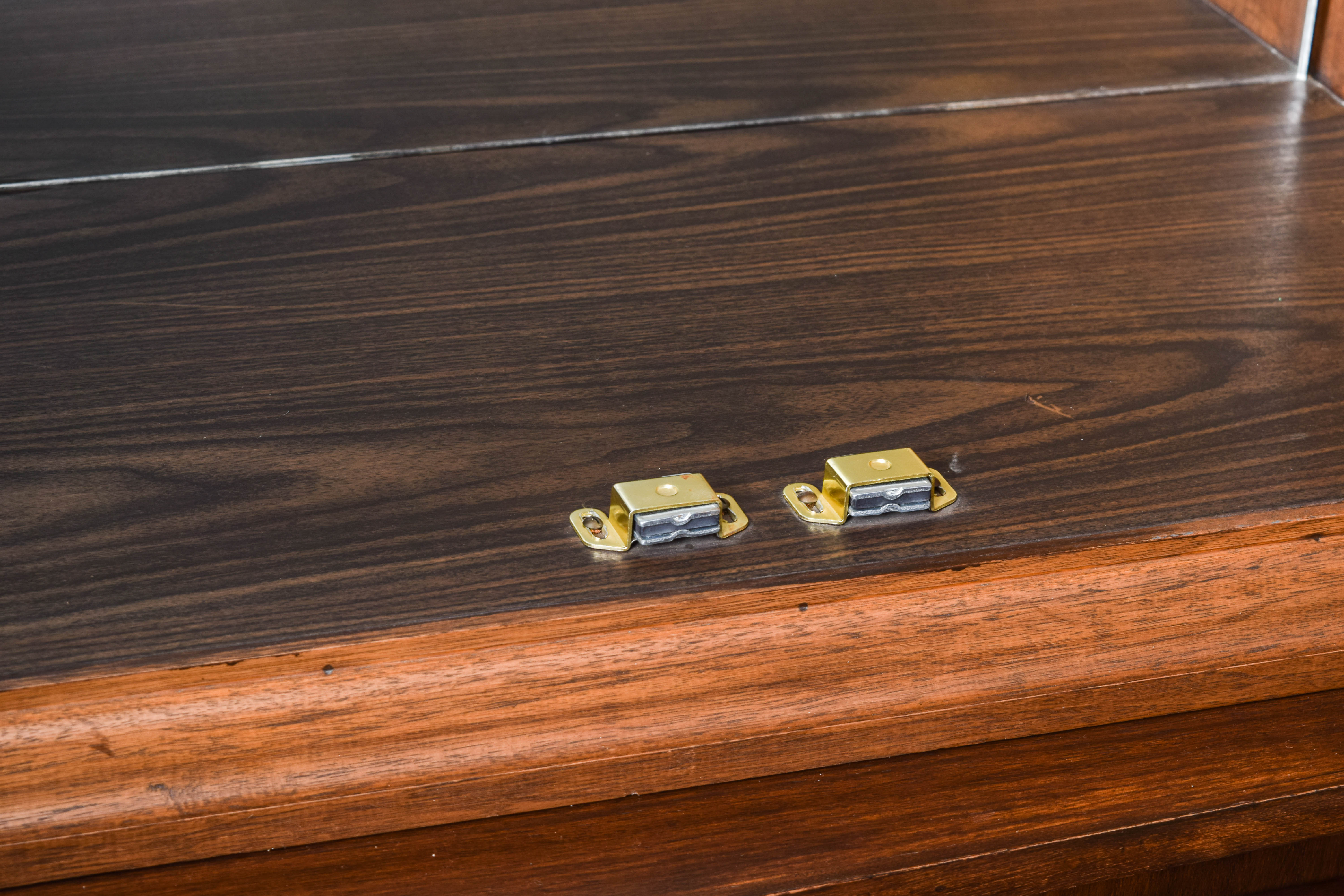 Wood and Glass China Hutch