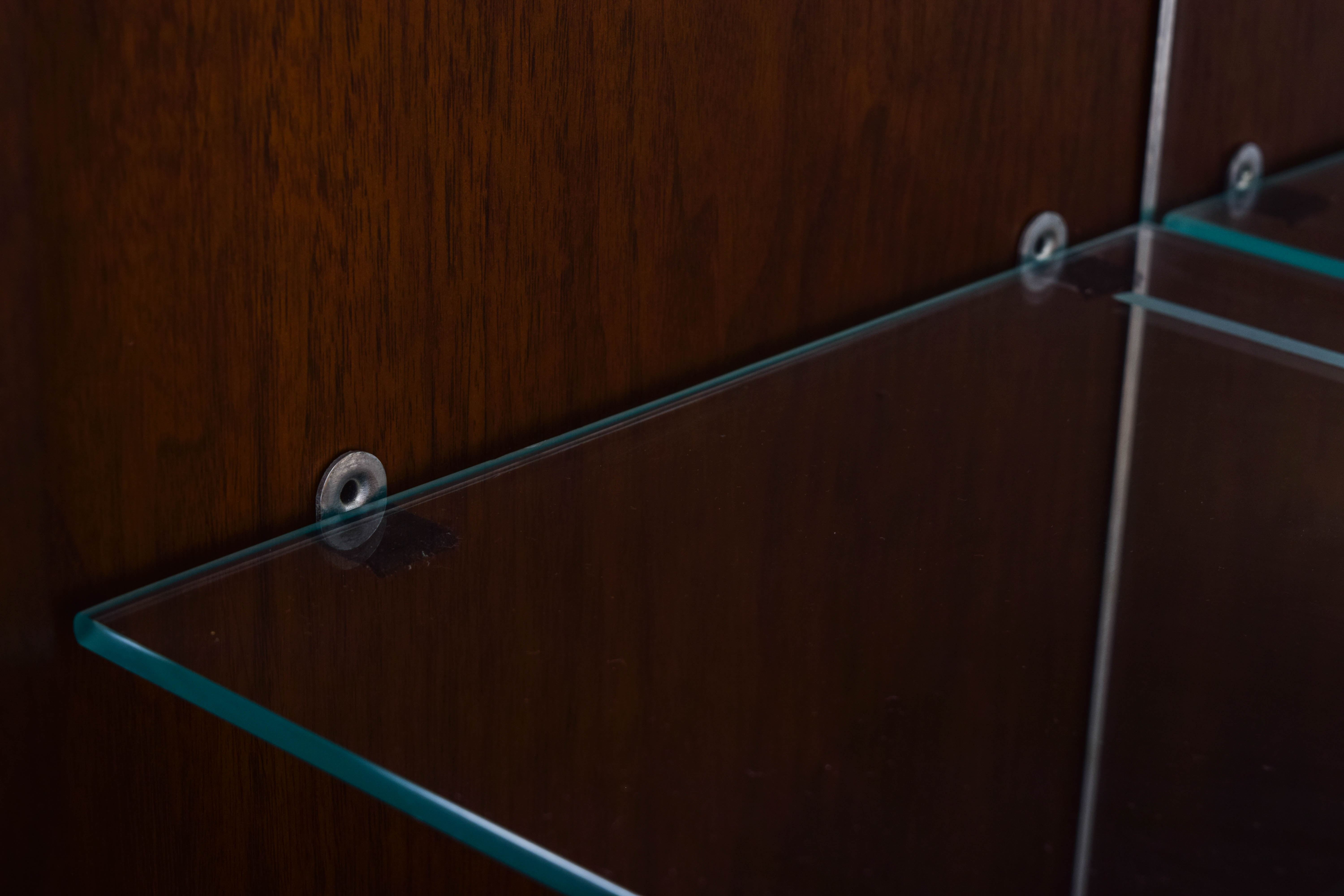 Wood and Glass China Hutch