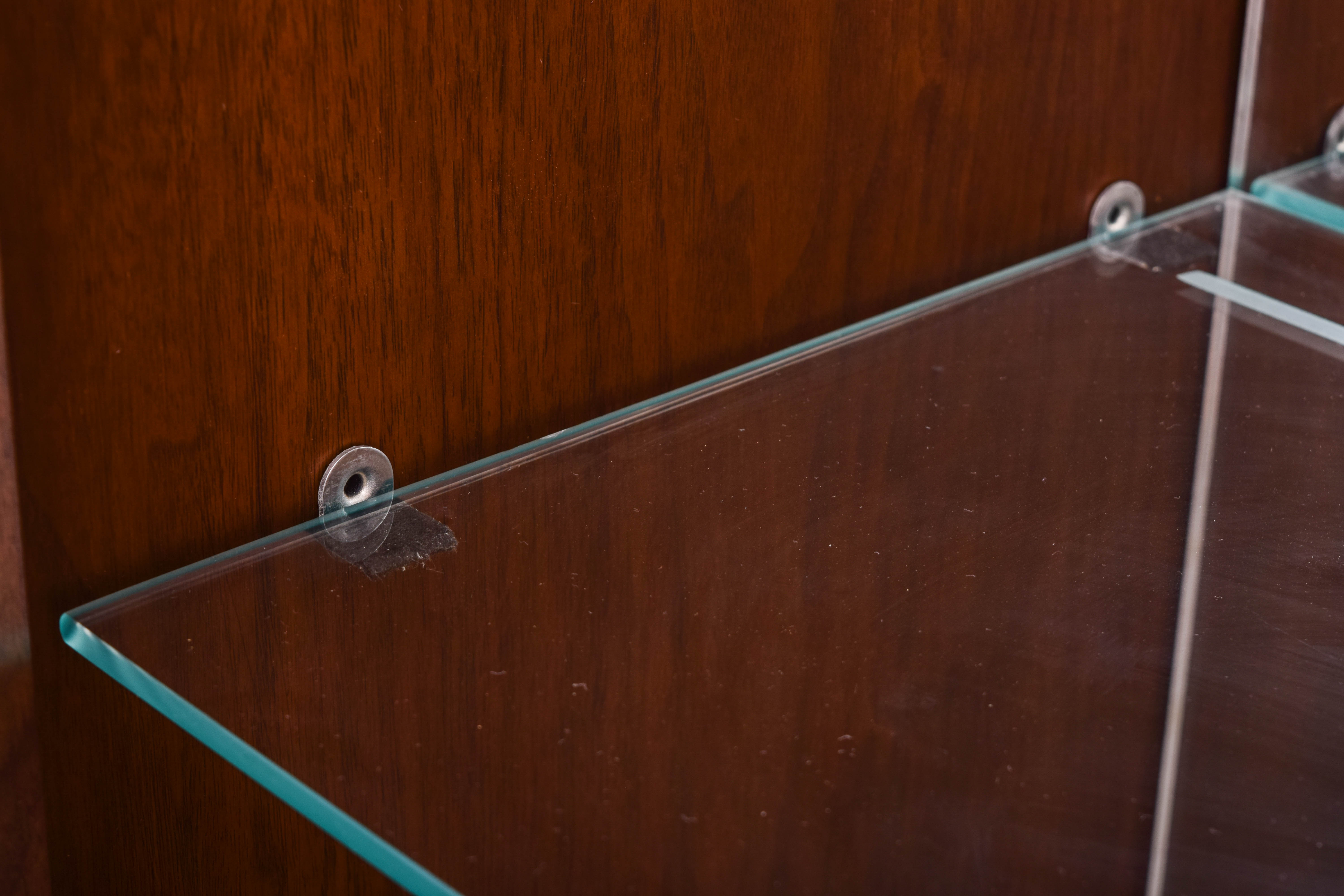 Wood and Glass China Hutch