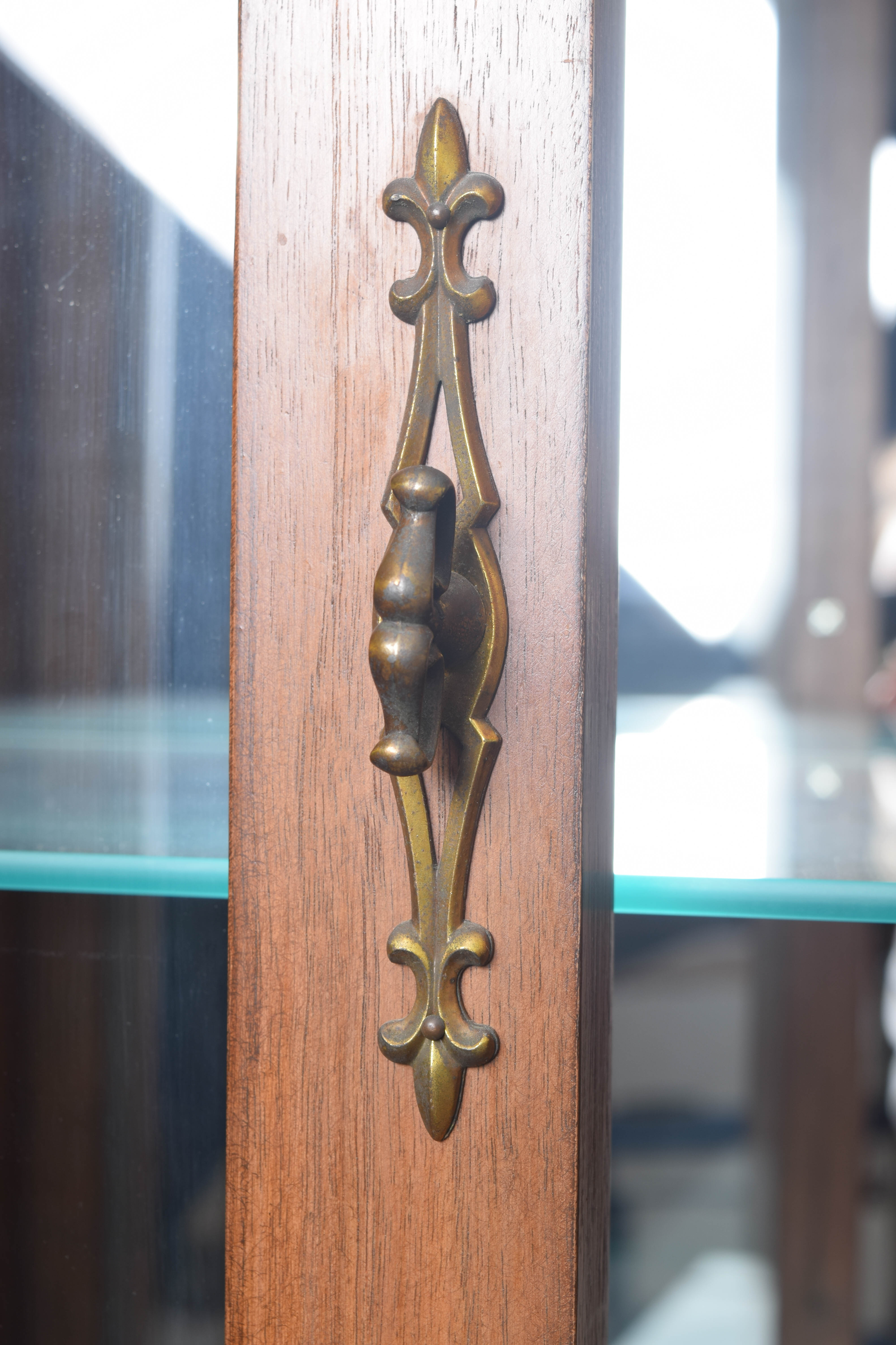 Wood and Glass China Hutch