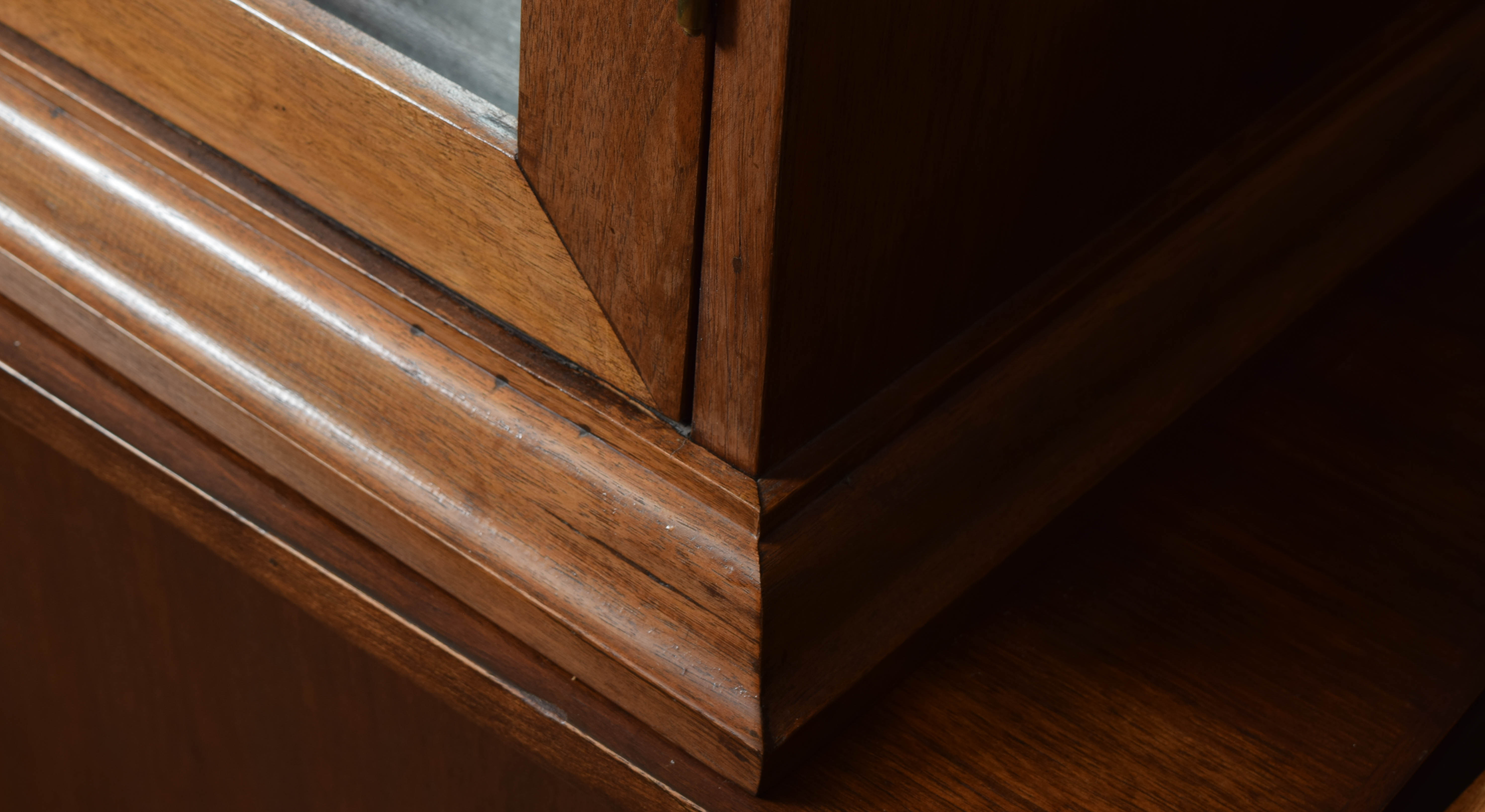 Wood and Glass China Hutch