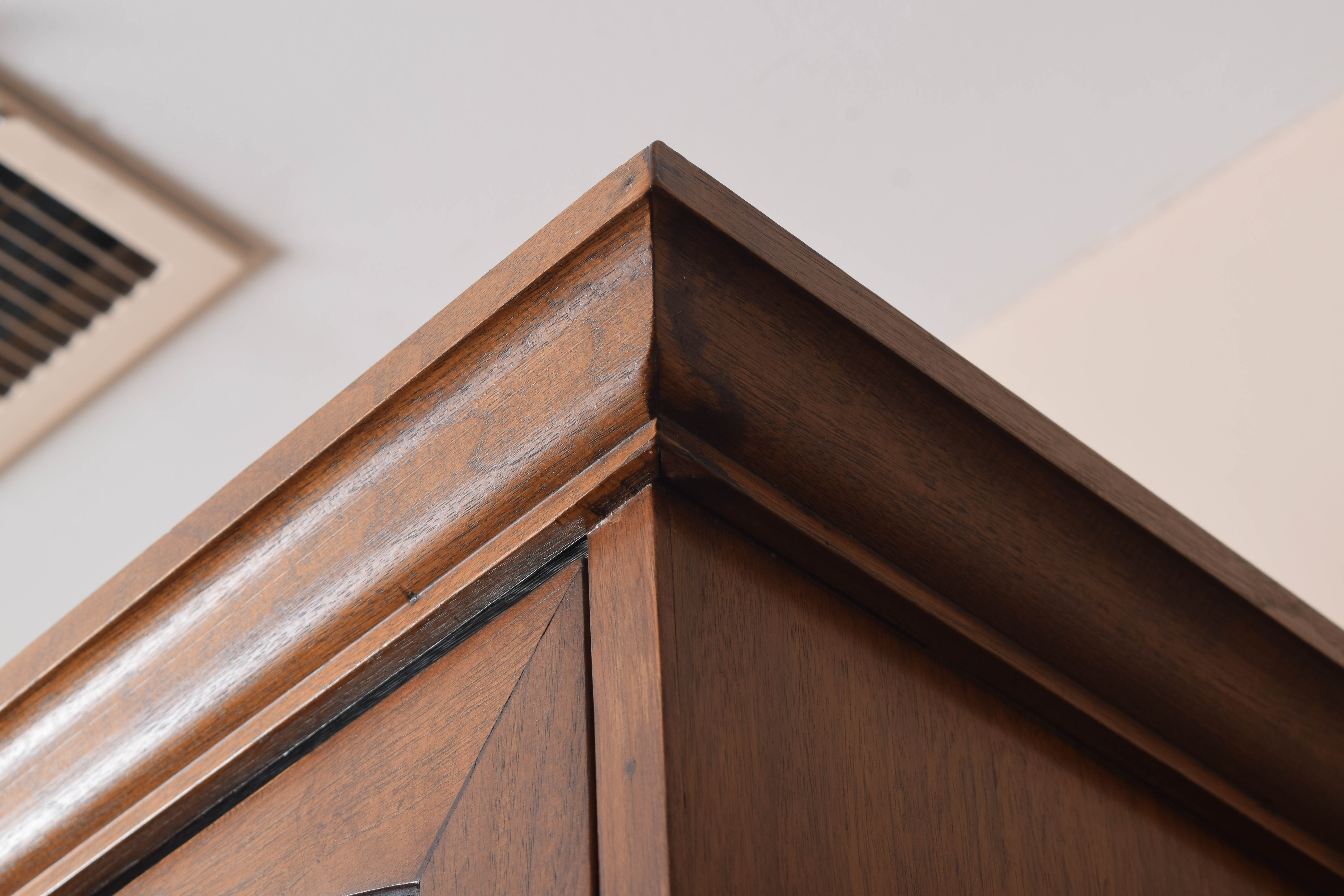 Wood and Glass China Hutch