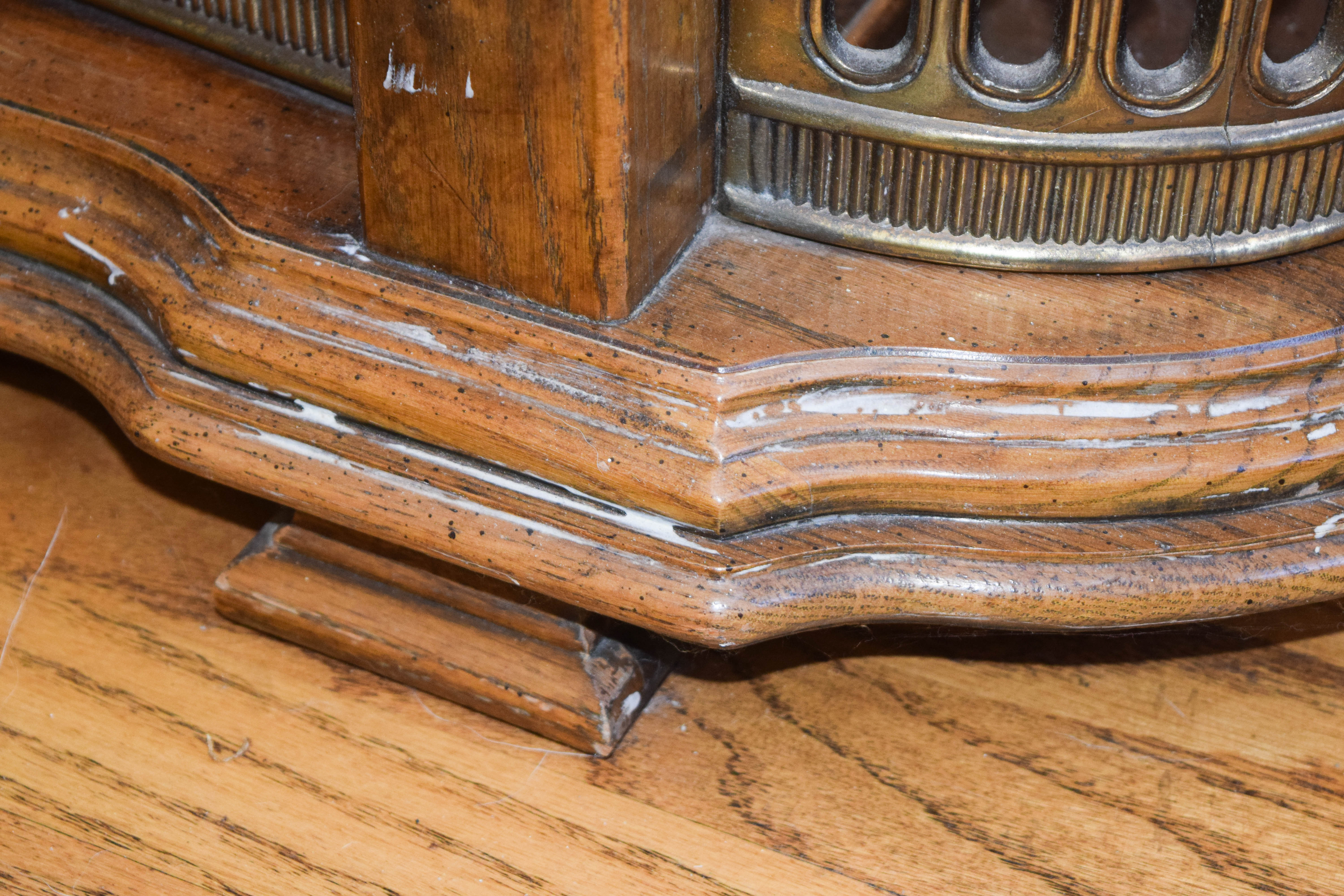 Antique Oak Hall Tree